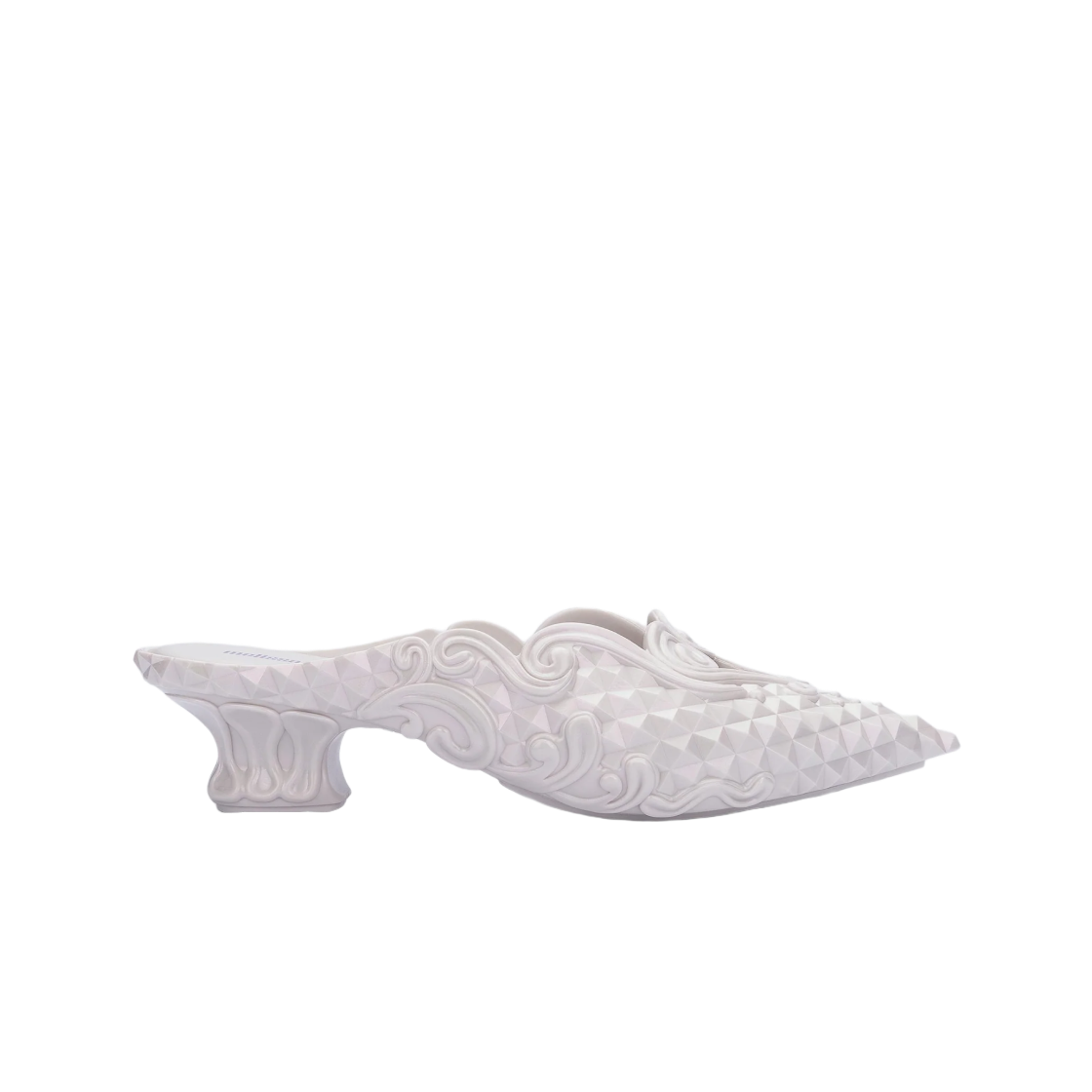 (W) 멜리사 x 와이프로젝트 코트 슈 화이트((W) Melissa x Y Project Court Shoe White) - 1