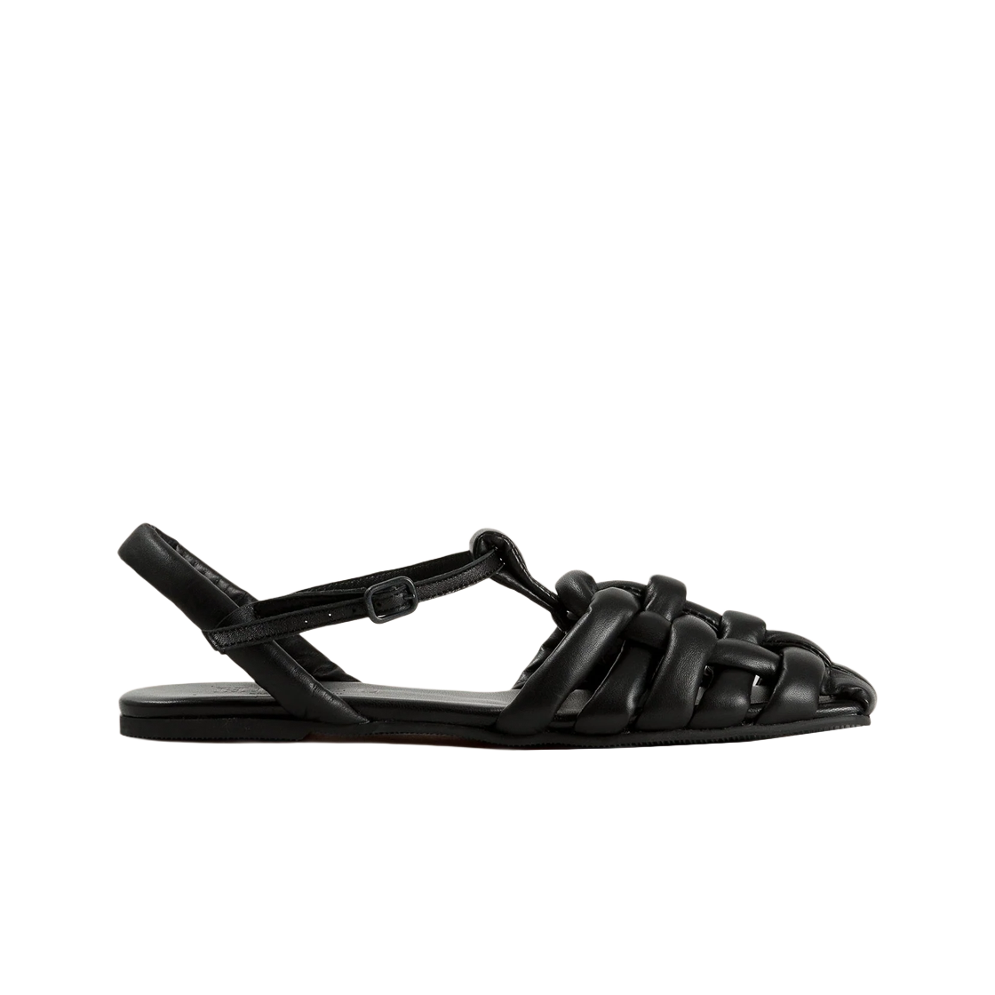 (W) 헤레우 카베르사 패딩 피셔맨 샌들 블랙((W) Hereu Cabersa Padded Fisherman Sandal Black)