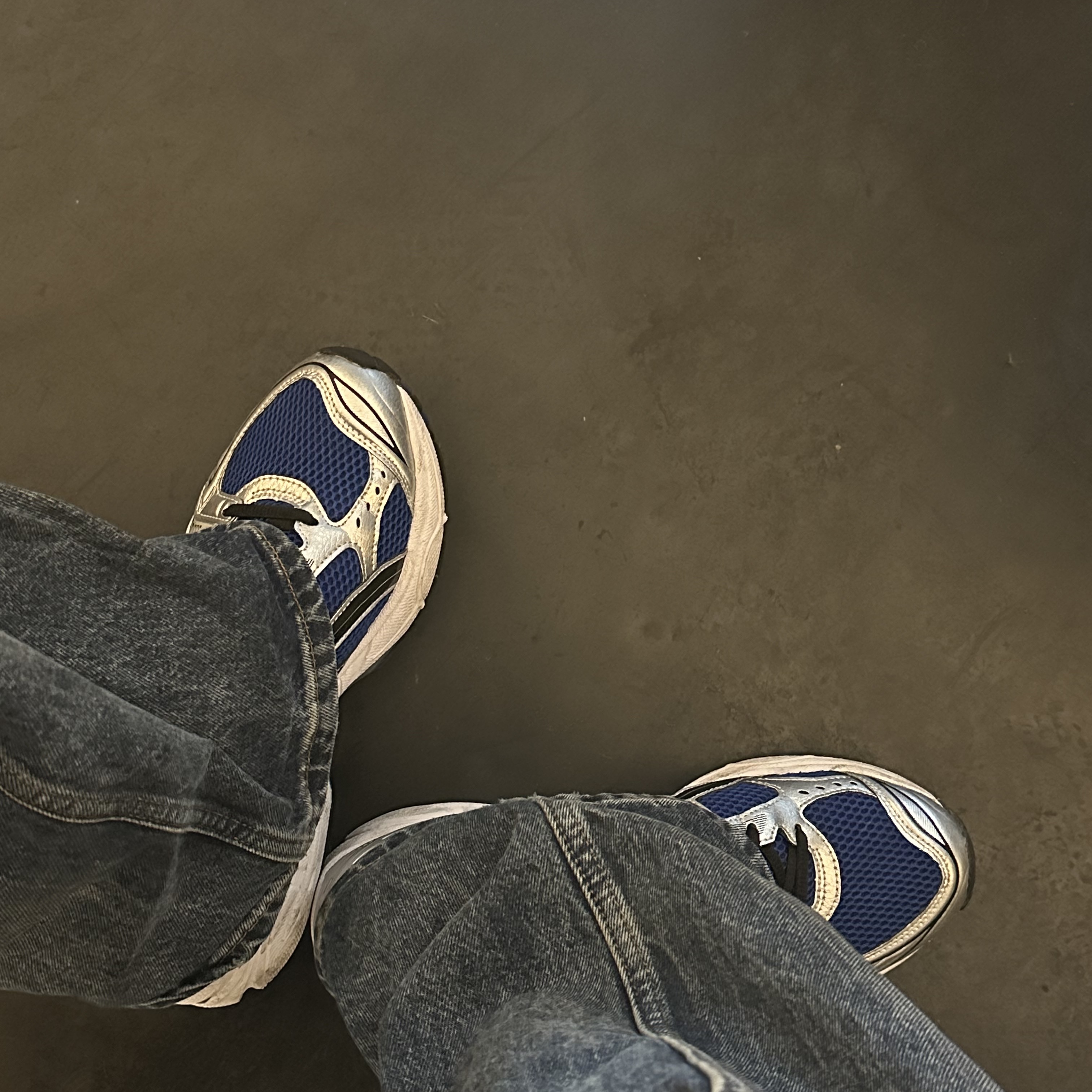 Asics Gel-Kayano 14 Monaco Blue Black 착용 스타일