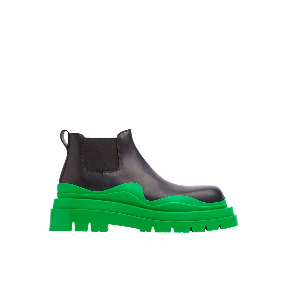 보테가 베네타 타이어 앵클 첼시 부츠 블랙 그래스(Bottega Veneta Tire Ankle Chelsea Boot Black Grass)