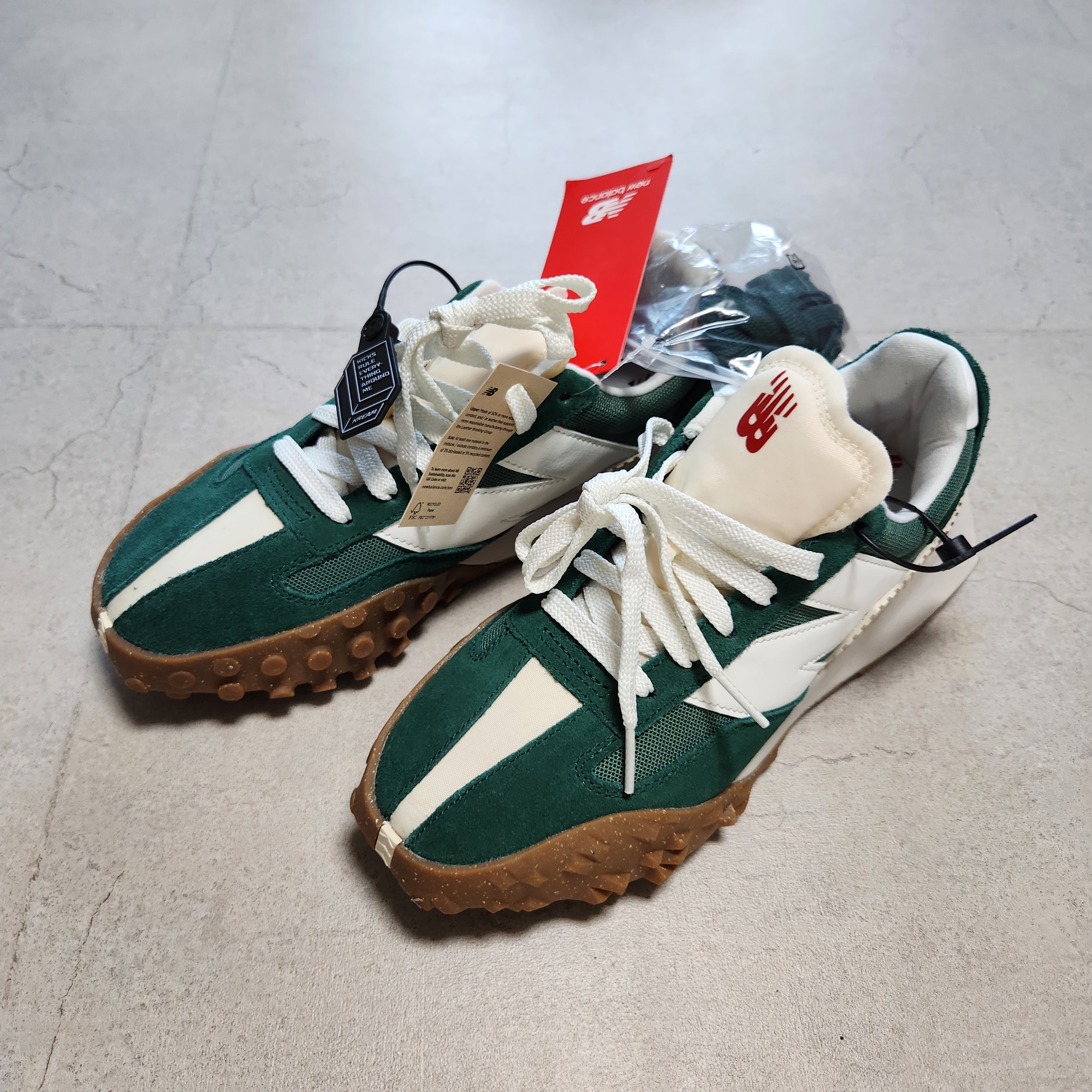 New Balance XC-72 Green 착용 스타일 - 1