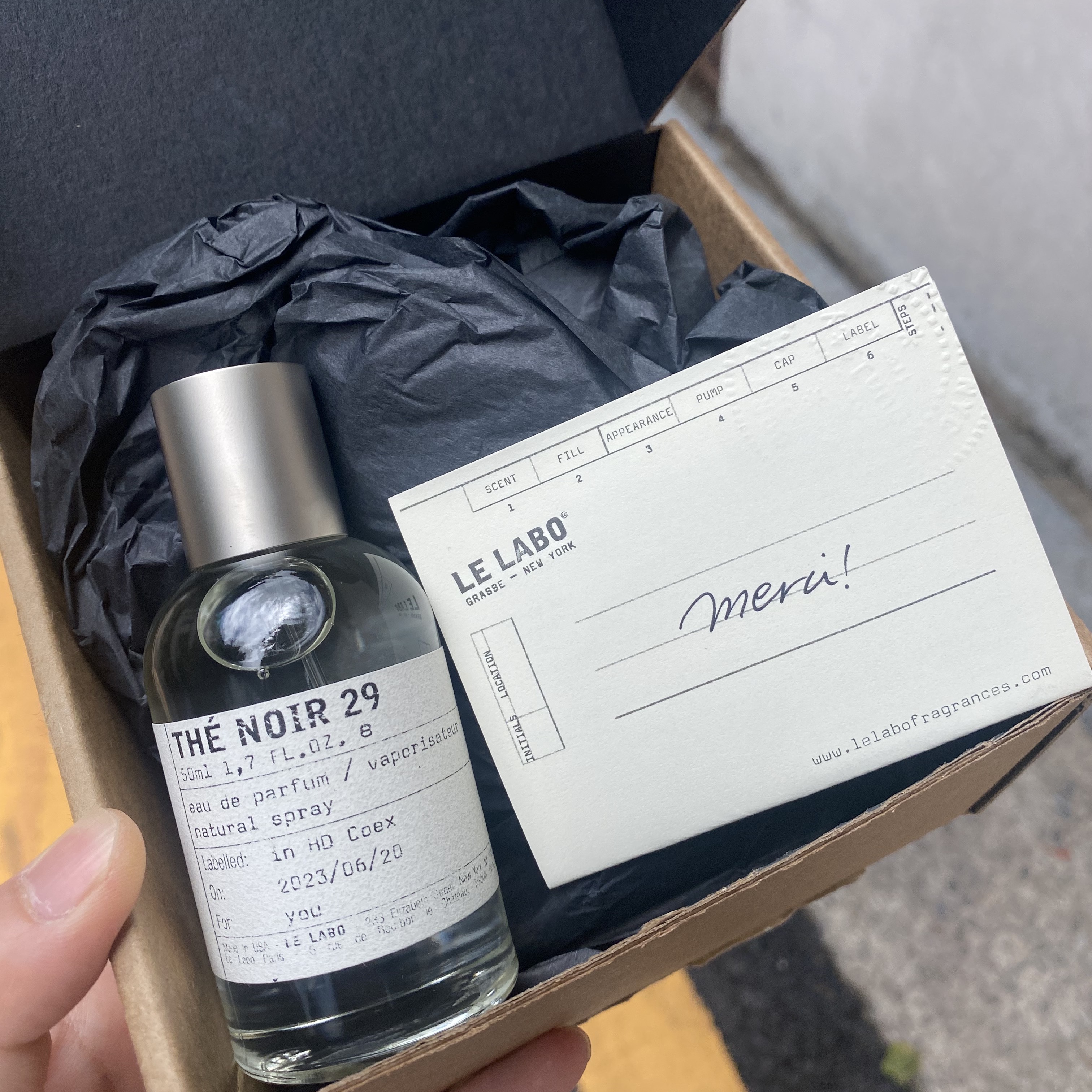 Le Labo The Noir 29 Eau De Parfum 50ml 착용 스타일
