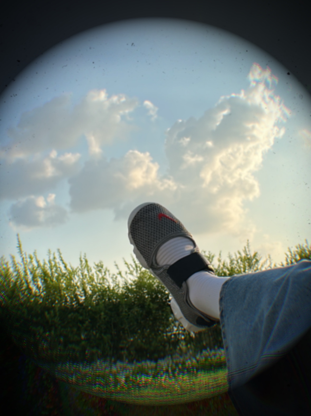 (GS/PS) Nike Rift 2 Cool Grey Light Crimson 착용 스타일