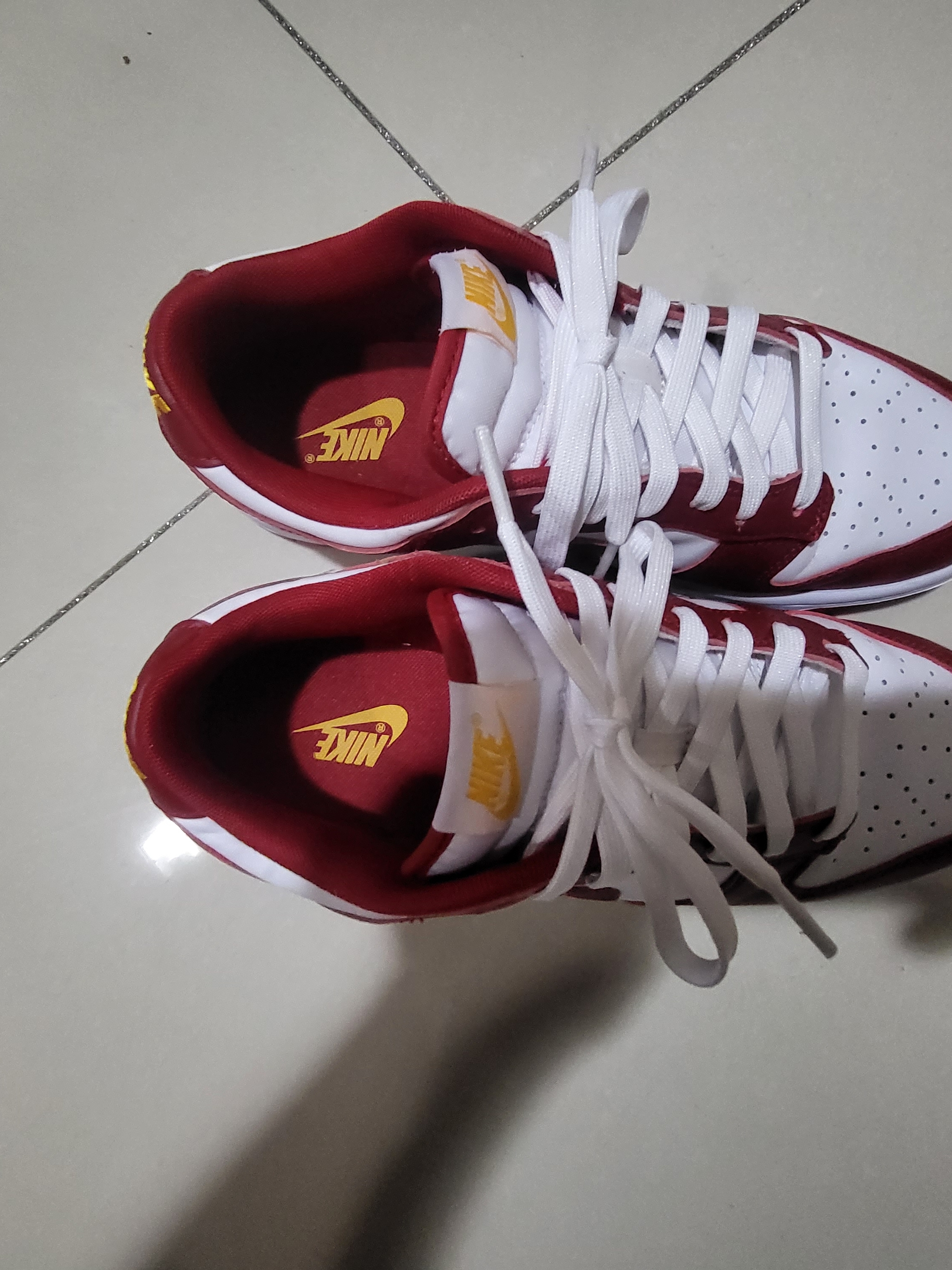 Nike Dunk Low Retro Gym Red 착용 스타일 - 2