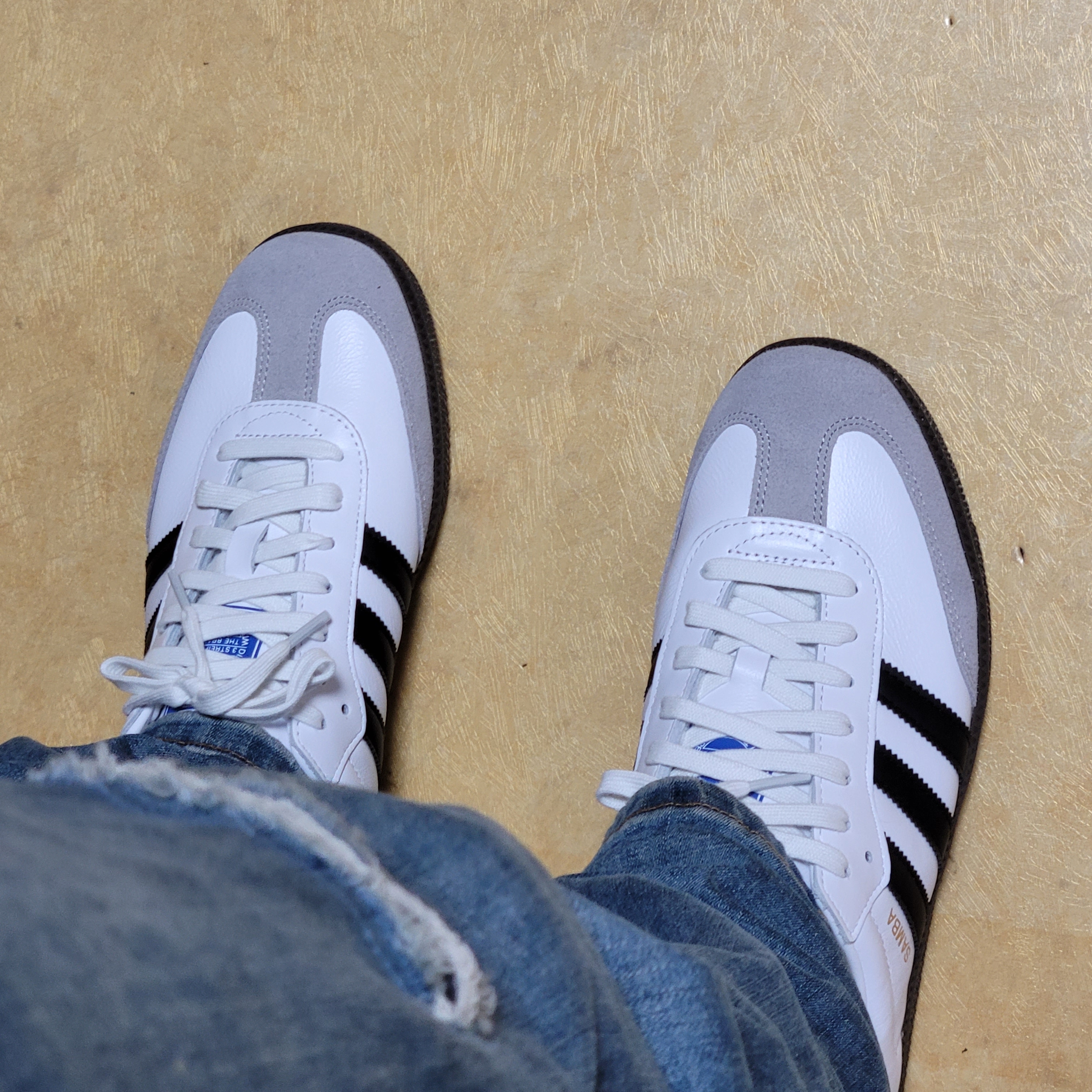 Adidas Samba OG Cloud White 착용 스타일 - 3