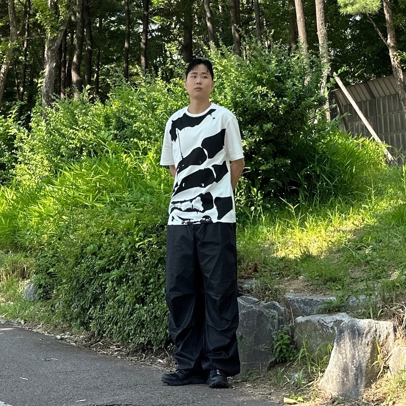 Salomon XT-6 ADV Black 착용 스타일 - 2