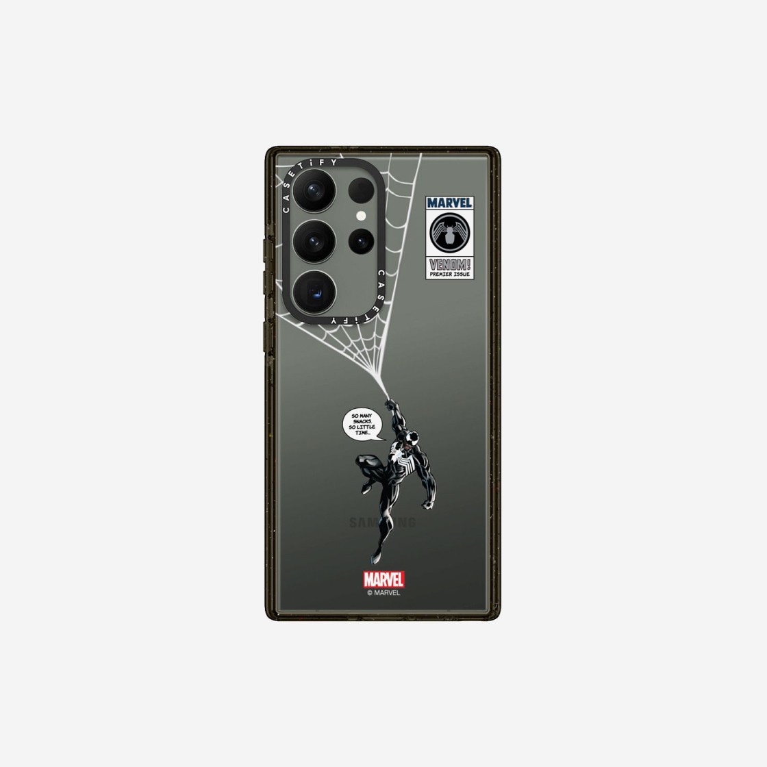 Casetify x Marvel Galaxy Venom Hanging Impact Case Clear Black 상세 이미지 4