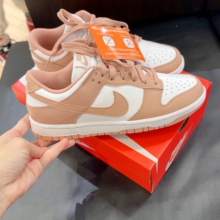(W) Nike Dunk Low Rose Whisper 착용 스타일 - 4