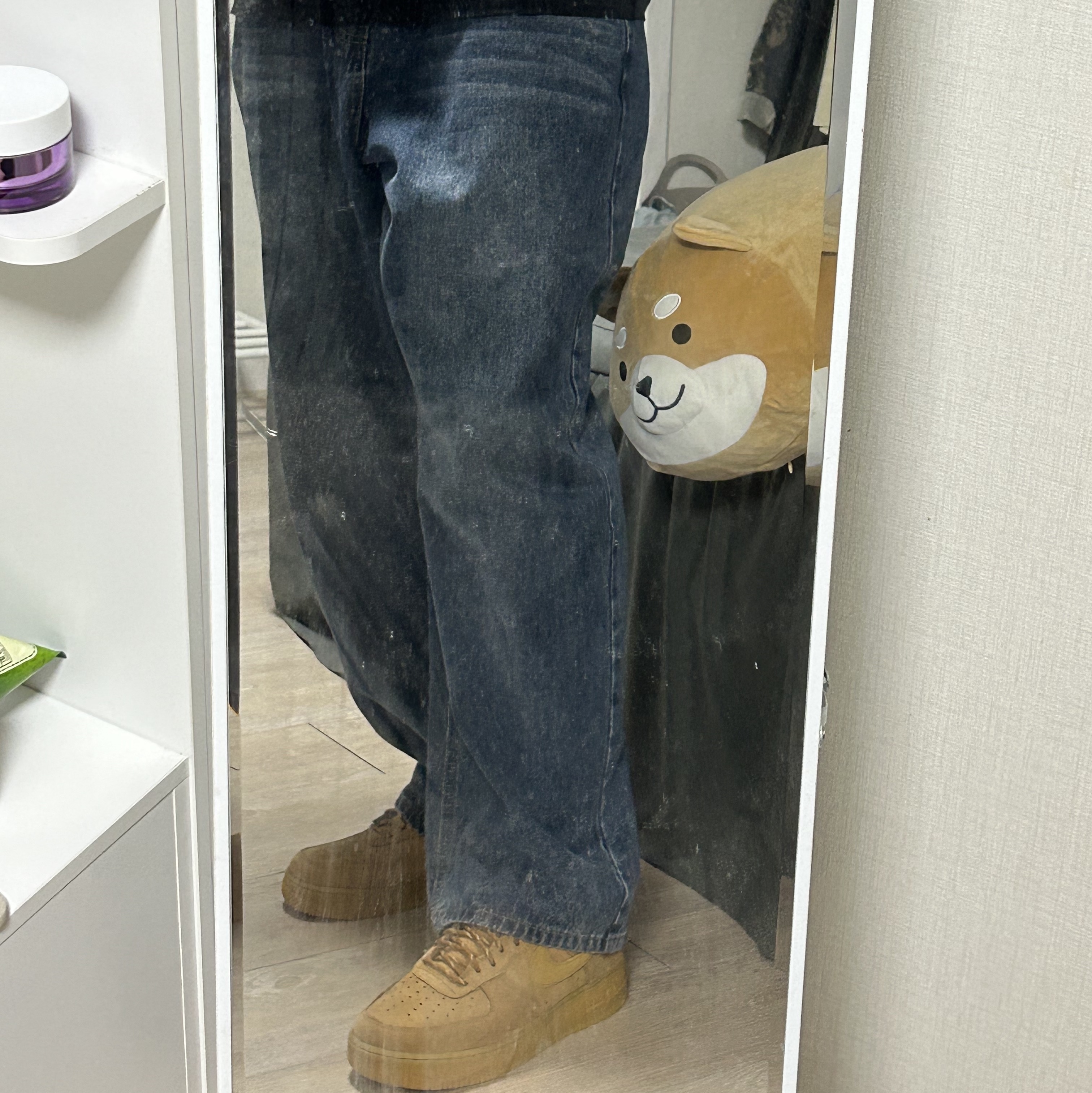 Nike Air Force 1 '07 WB Flax 착용 스타일