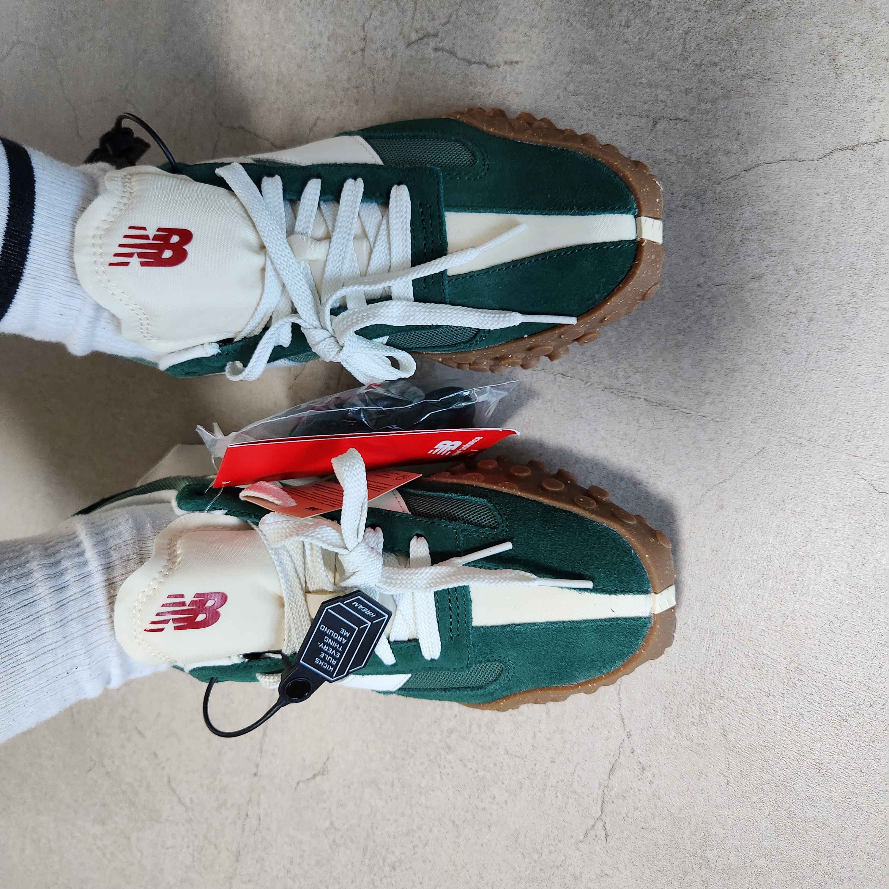 New Balance XC-72 Green 착용 스타일 - 2