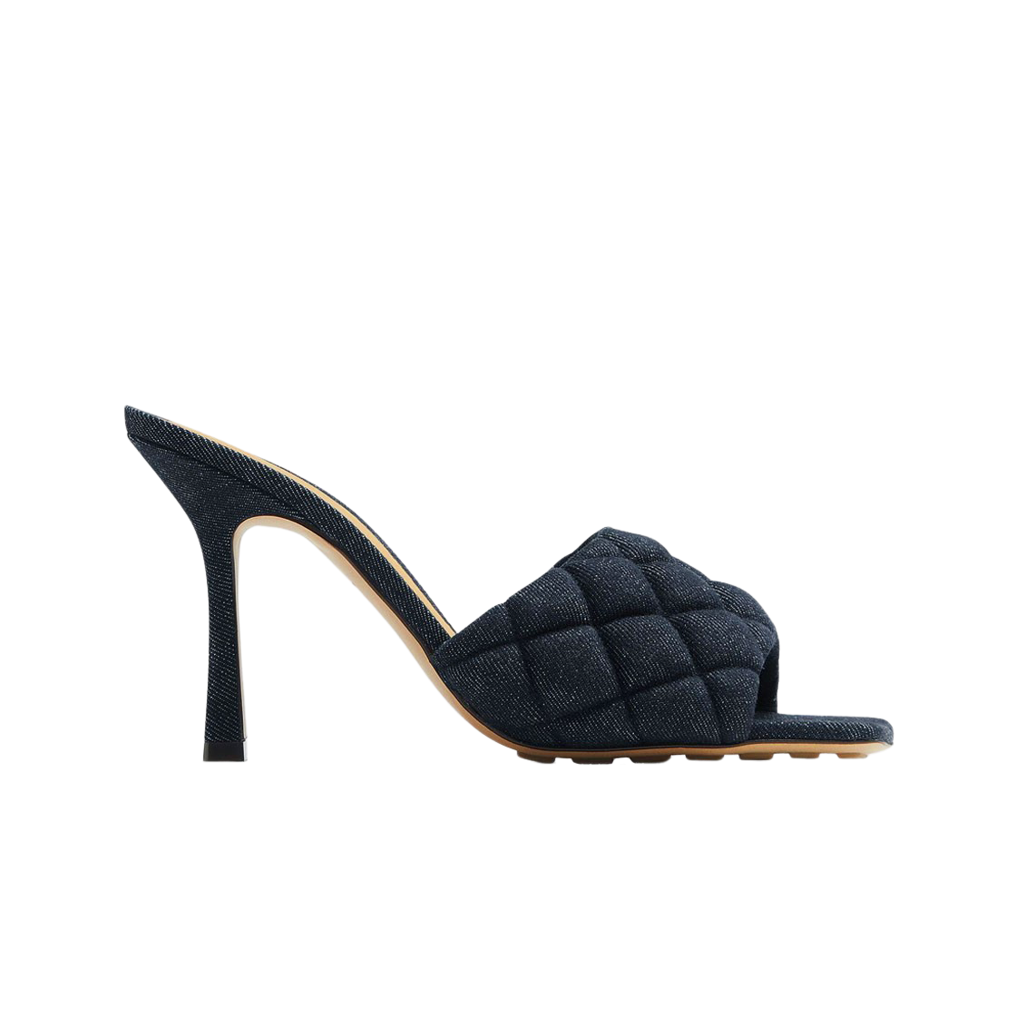 708907V26M04245 (W) Bottega Veneta Padded Mule Indigo - 대표 이미지 #1