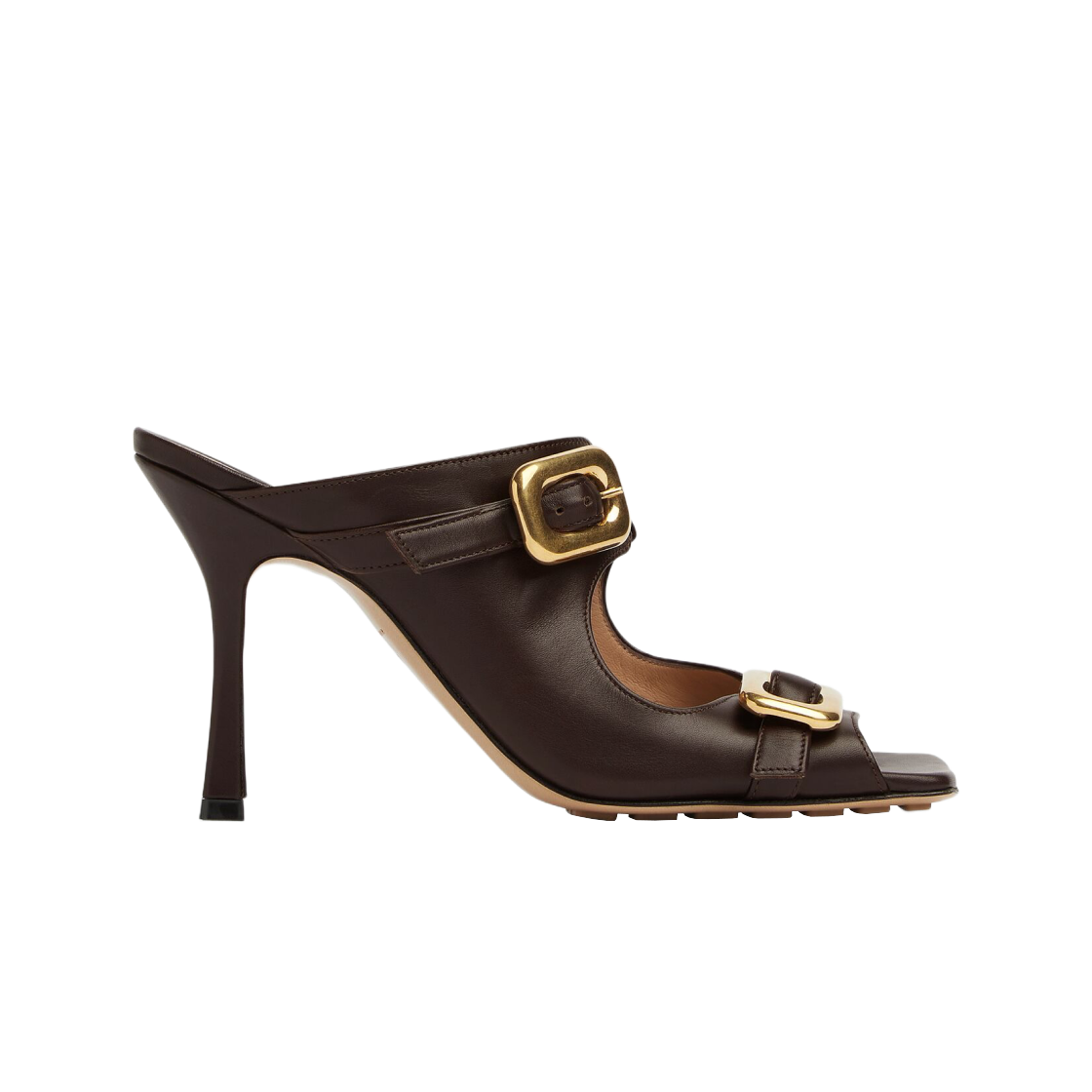 (W) 보테가 베네타 스트레치 버클 뮬 샌들 폰덴테((W) Bottega Veneta Stretch Buckle Mule Sandal Fondant) - 1