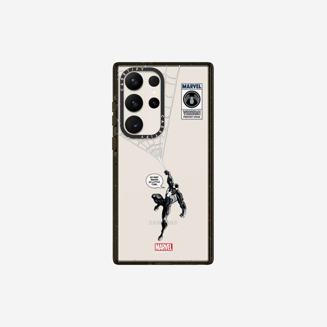 Casetify x Marvel Galaxy Venom Hanging Impact Case Clear Black 상세 이미지 1