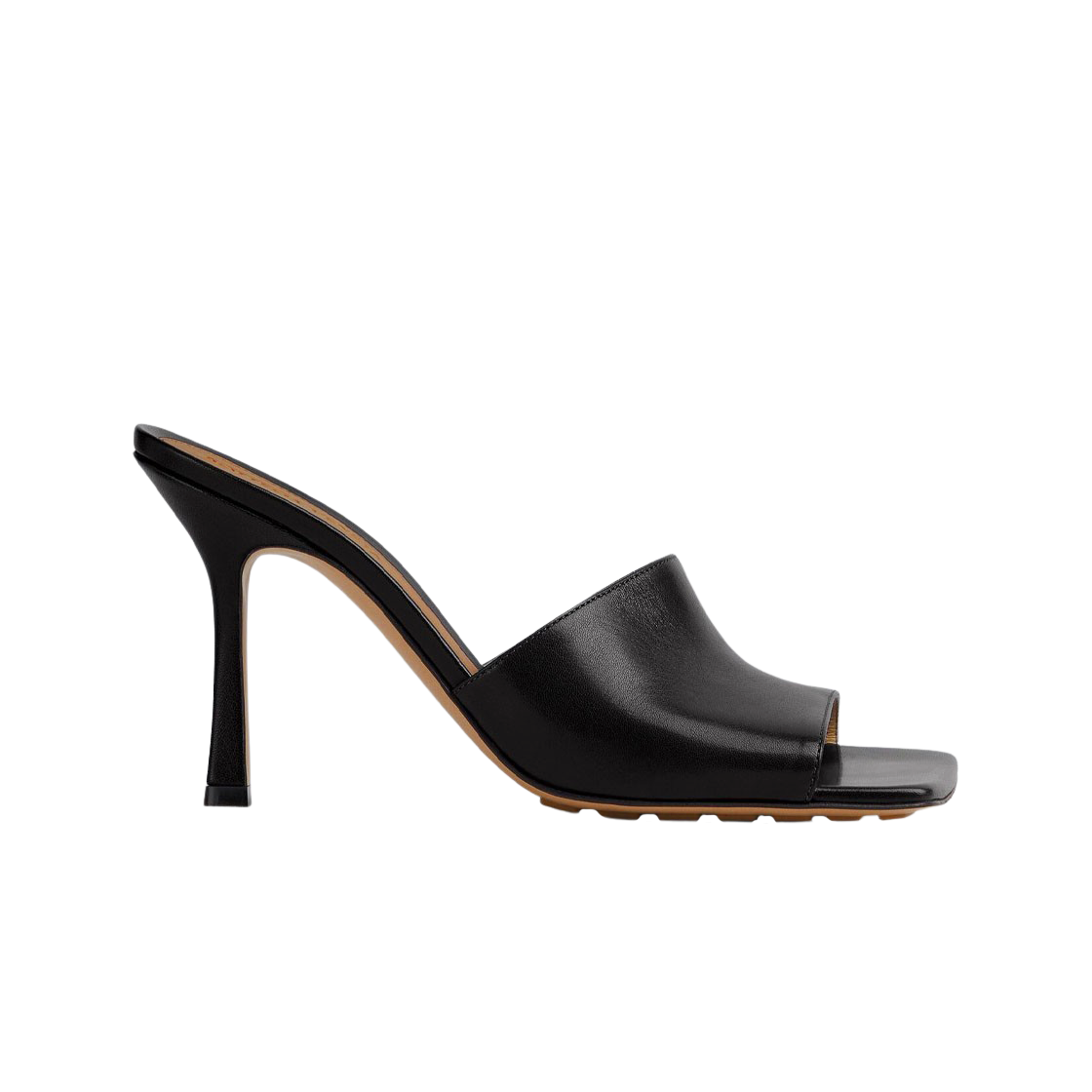 (W) 보테가 베네타 스트레치 뮬 블랙((W) Bottega Veneta Stretch Mule Black)