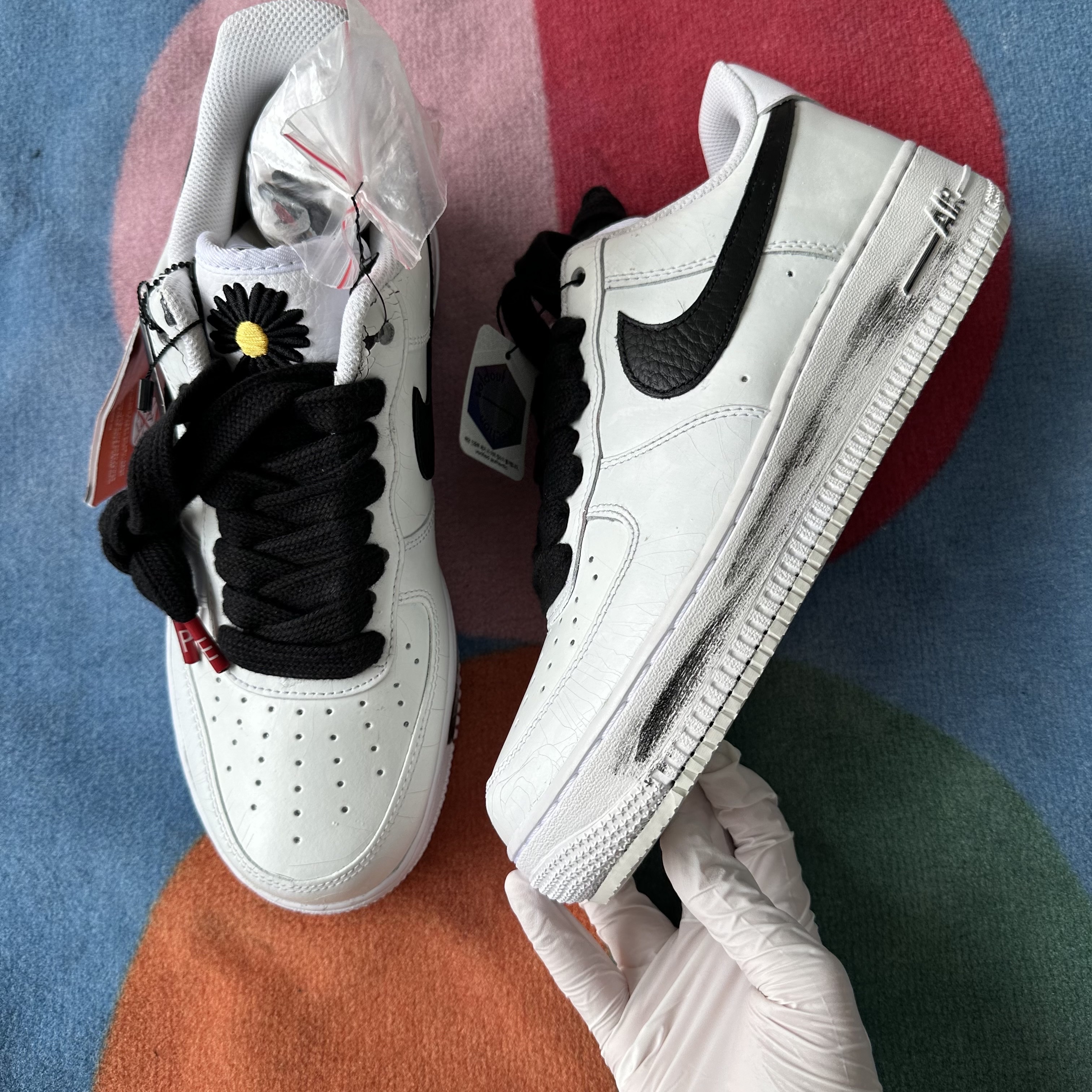 Nike x Peaceminusone Air Force 1 Low Para-Noise 2.0 착용 스타일 - 1