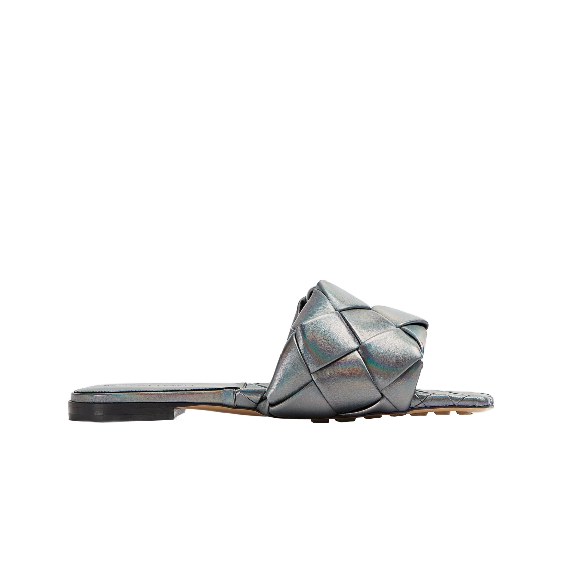 (W) 보테가 베네타 리도 플랫 샌들 오이스터((W) Bottega Veneta Lido Flat Sandal Oyster) - 1