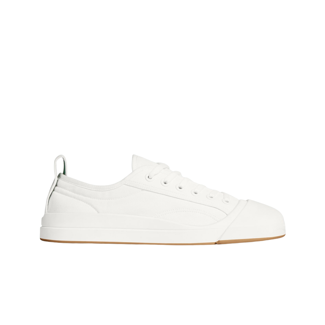 (W) 보테가 베네타 벌칸 스니커즈 옵틱 화이트((W) Bottega Veneta Vulcan Sneaker Optic White) - 1