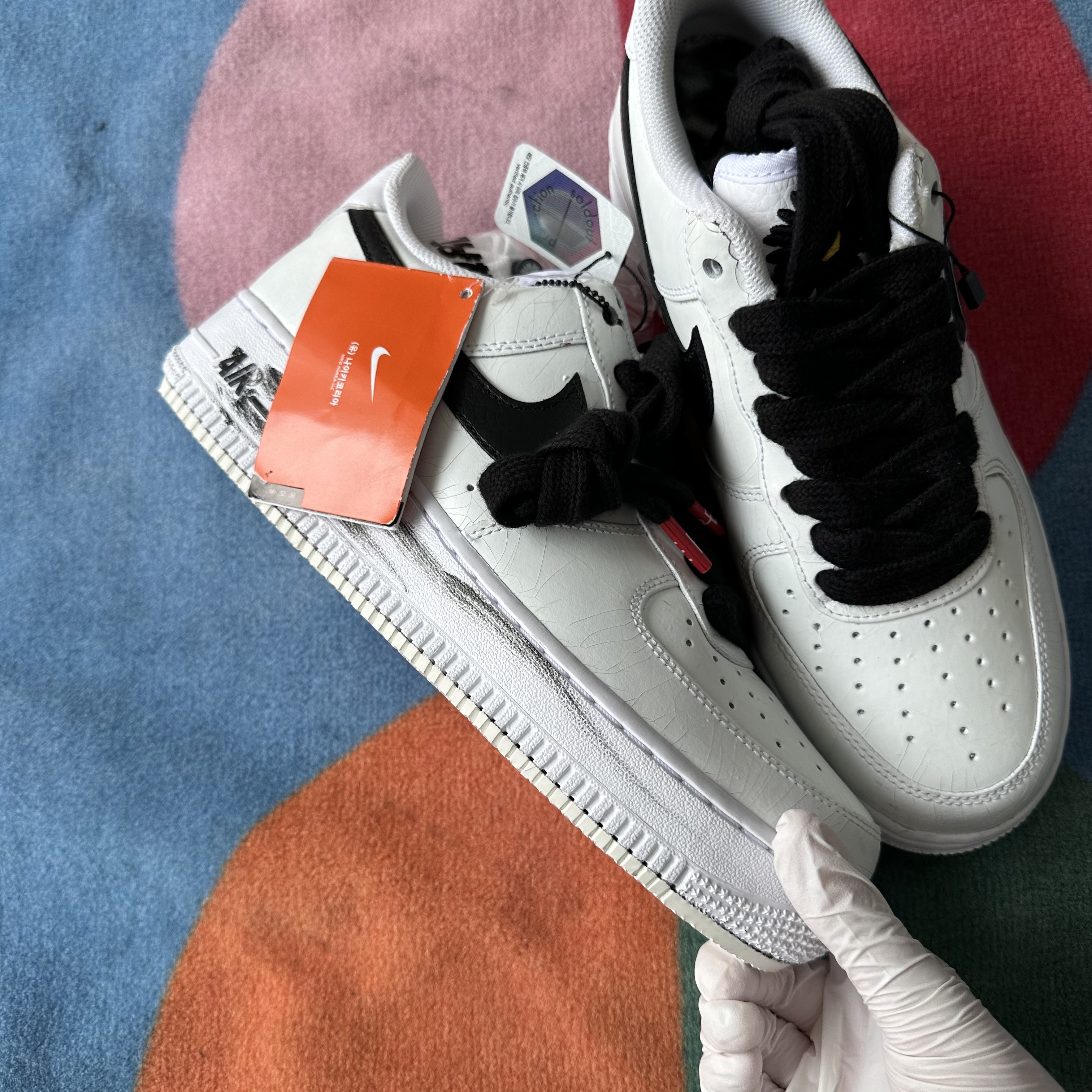 Nike x Peaceminusone Air Force 1 Low Para-Noise 2.0 착용 스타일 - 2
