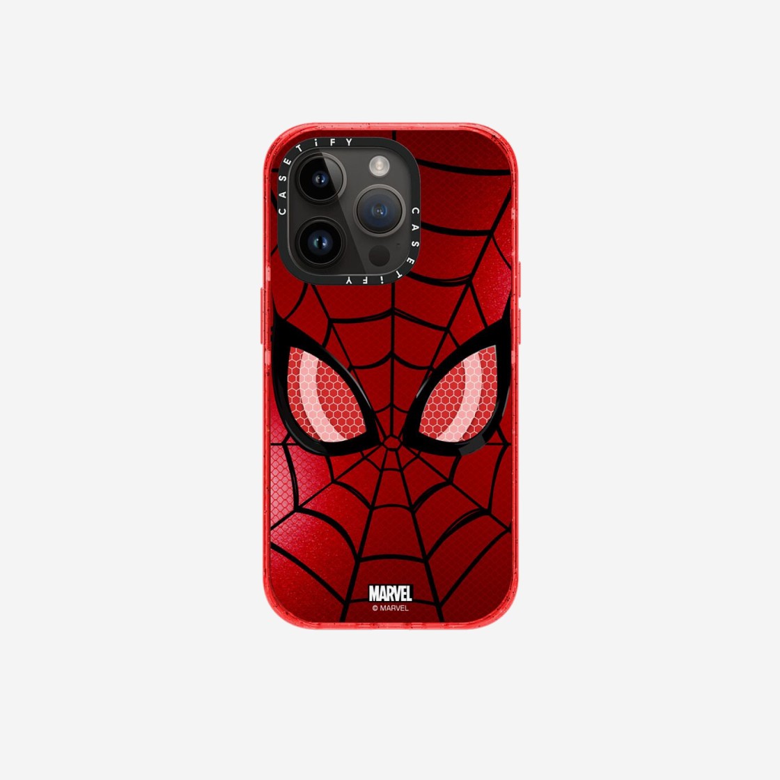 Casetify x Marvel iPhone Spider-Man Mask Magsafe Impact Case Sheer Watermelon 상세 이미지 3