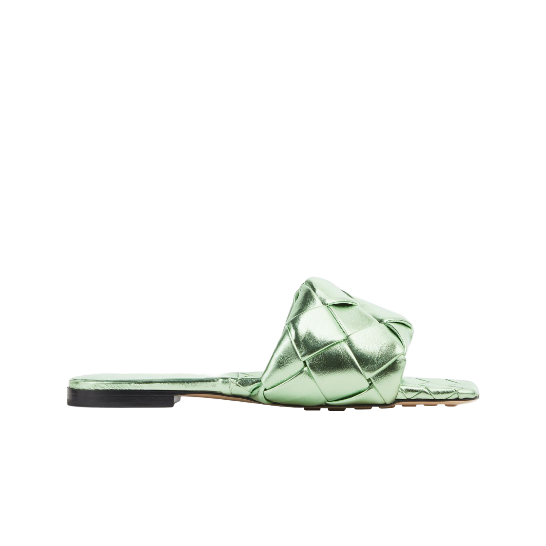 (W) 보테가 베네타 리도 플랫 샌들 피스타치오((W) Bottega Veneta Lido Flat Sandal Pistachio) - 1
