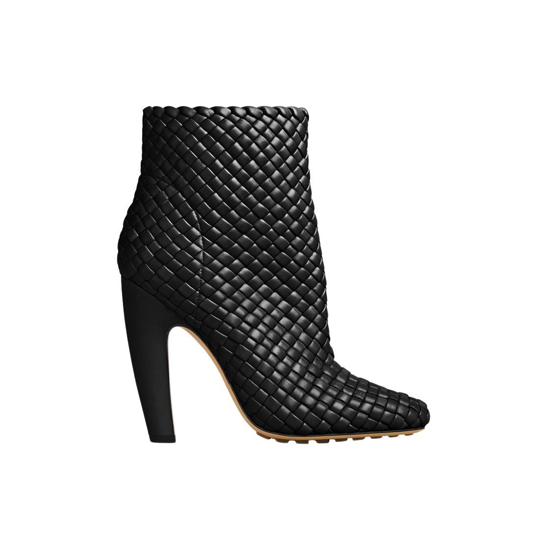 (W) 보테가 베네타 카칼라쪼 앵클 부츠 블랙((W) Bottega Veneta Canalazzo Ankle Boot Black) - 1
