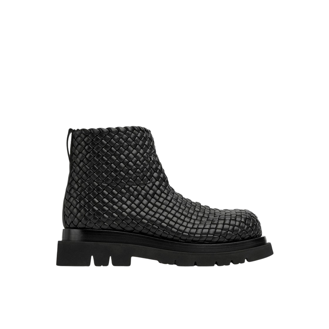 Bottega Veneta Lug Ankle Boot Black 상세 이미지 1