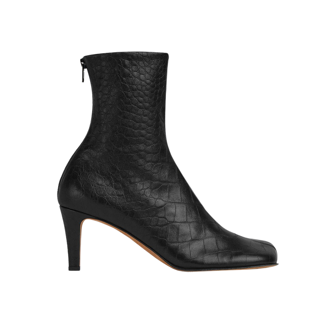 (W) 보테가 베네타 블록 앵클 부츠 블랙((W) Bottega Veneta Bloc Ankle Boot Black) - 1