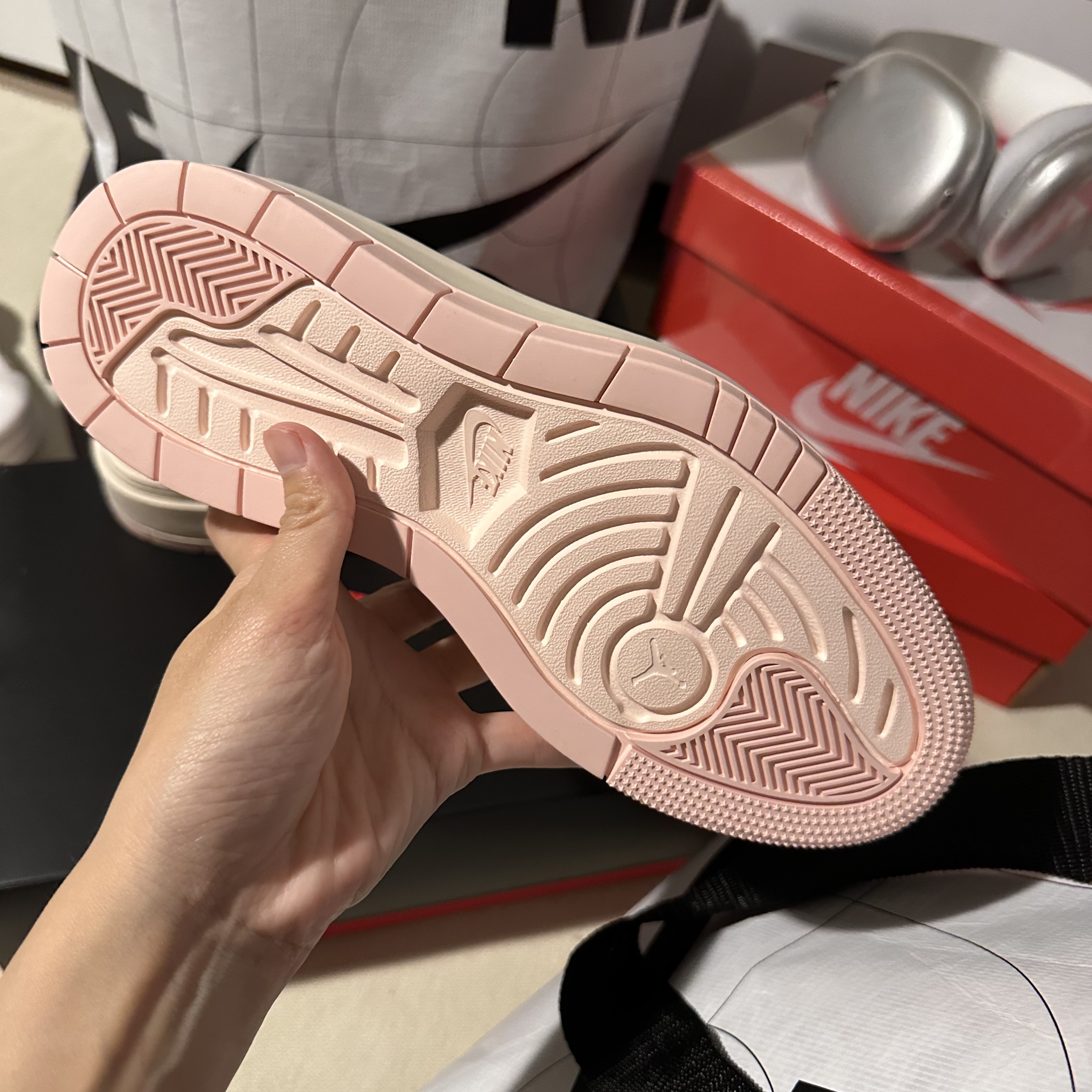 (W) Jordan 1 Elevate Low Atmosphere 착용 스타일 - 4