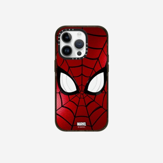 Casetify x Marvel iPhone Spider-Man Mask Magsafe Impact Case Clear Black
