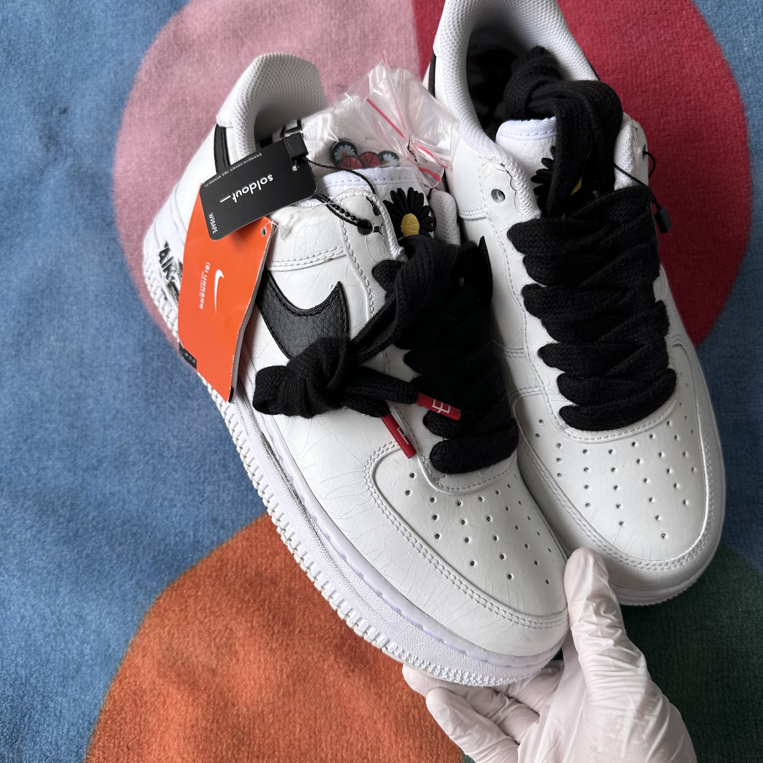 Nike x Peaceminusone Air Force 1 Low Para-Noise 2.0 착용 스타일 - 4