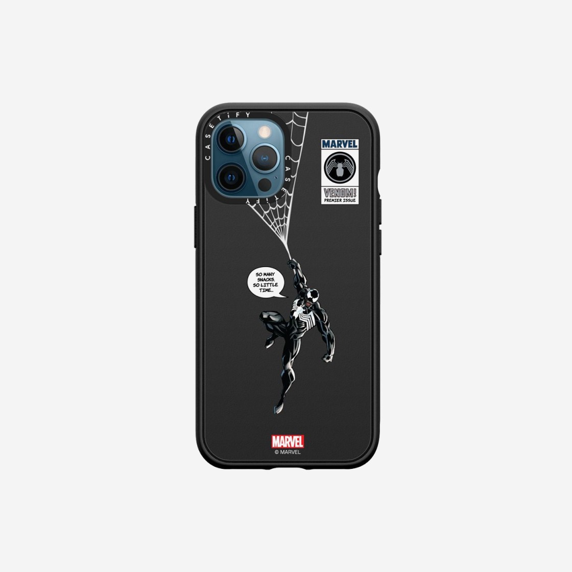 Casetify x Marvel iPhone Venom Hanging Impact Case Matte Black 상세 이미지 2