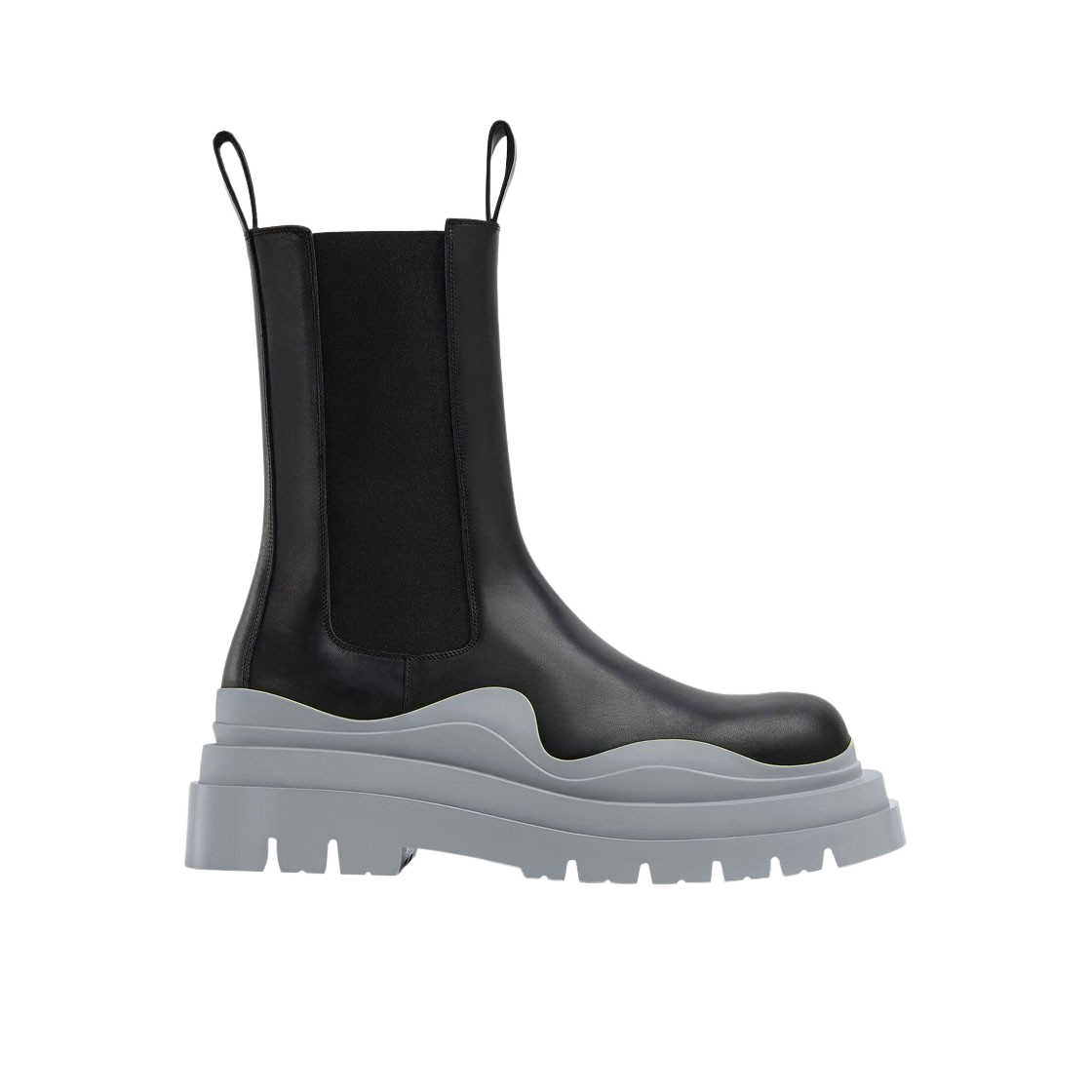 630284VBS501378 Bottega Veneta Tire Chelsea Boot Black Vapor