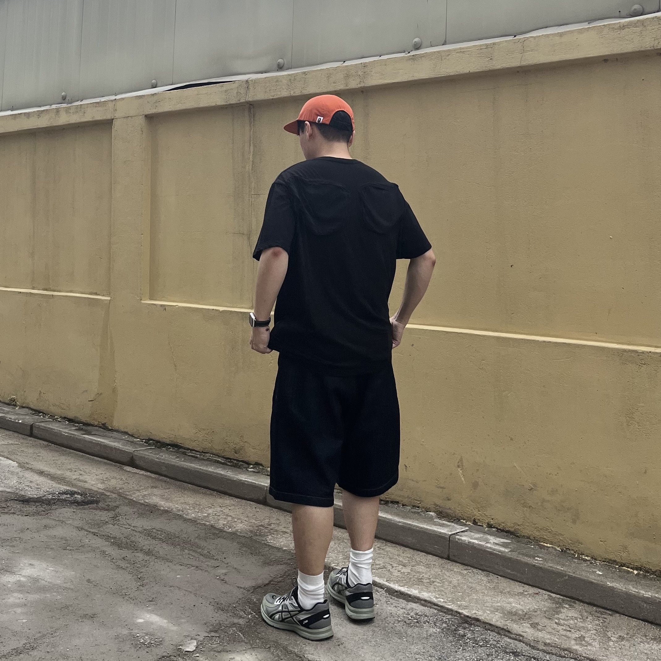 Asics Jog 100 S Sheet Rock - 2E Wide 착용 스타일