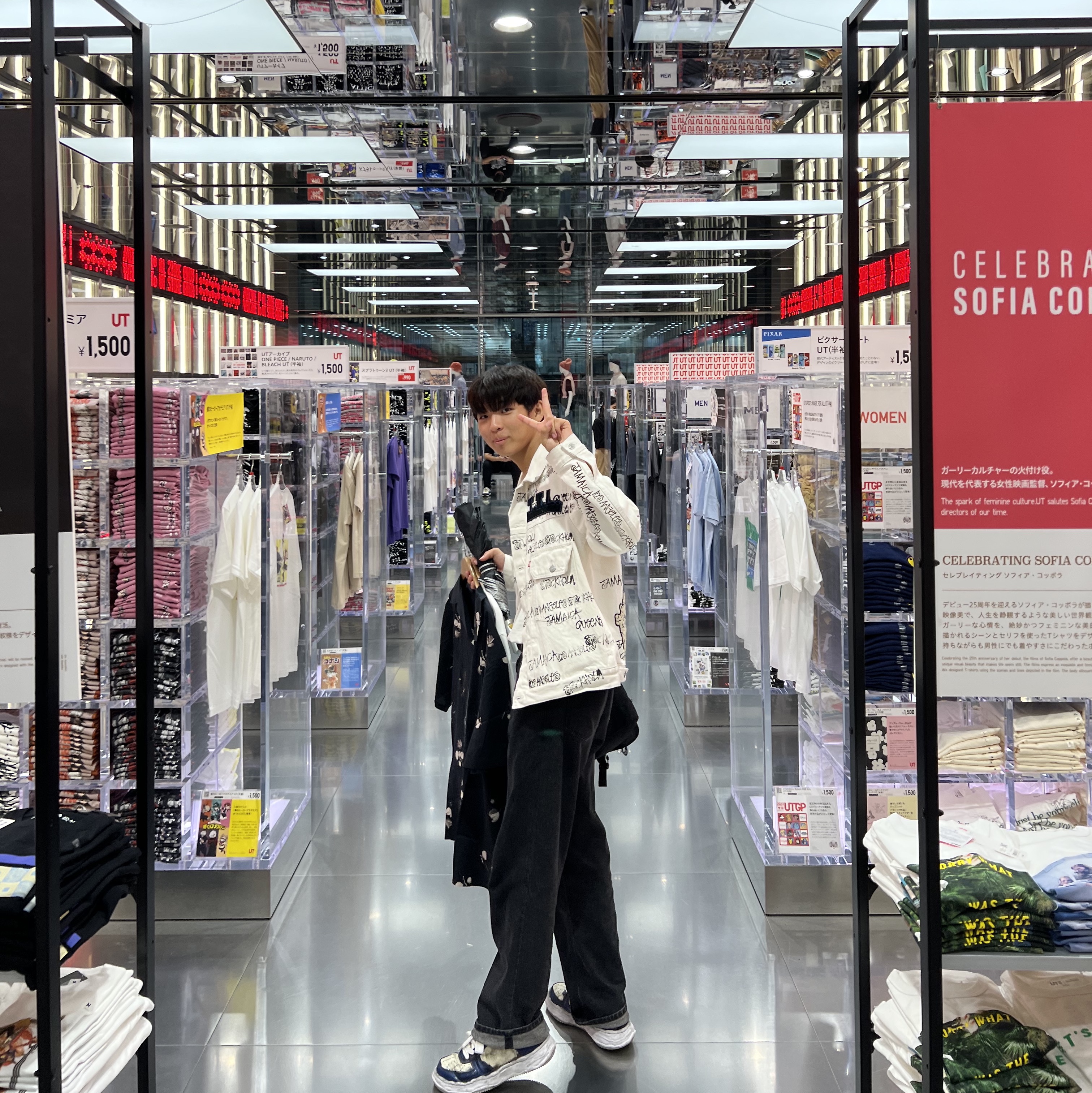 Maison Mihara Yasuhiro Wayne OG Sole Brushed Patent Low-top Sneakers Blue, Stussy x Our Legacy x Denim Tears TTL Denim Jacket White 착용 스타일 - 1