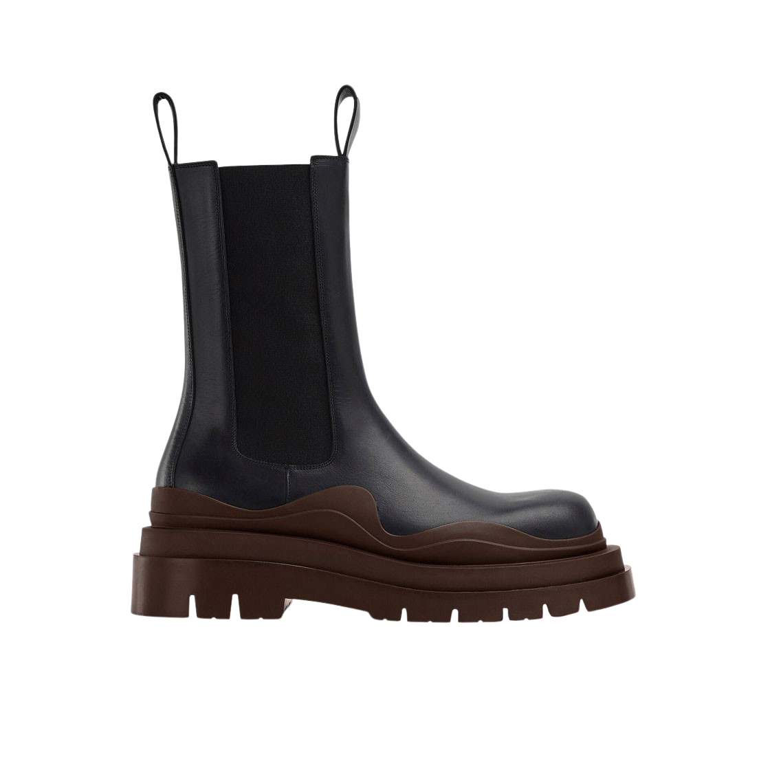 보테가 베네타 타이어 첼시 부츠 블랙 에보니