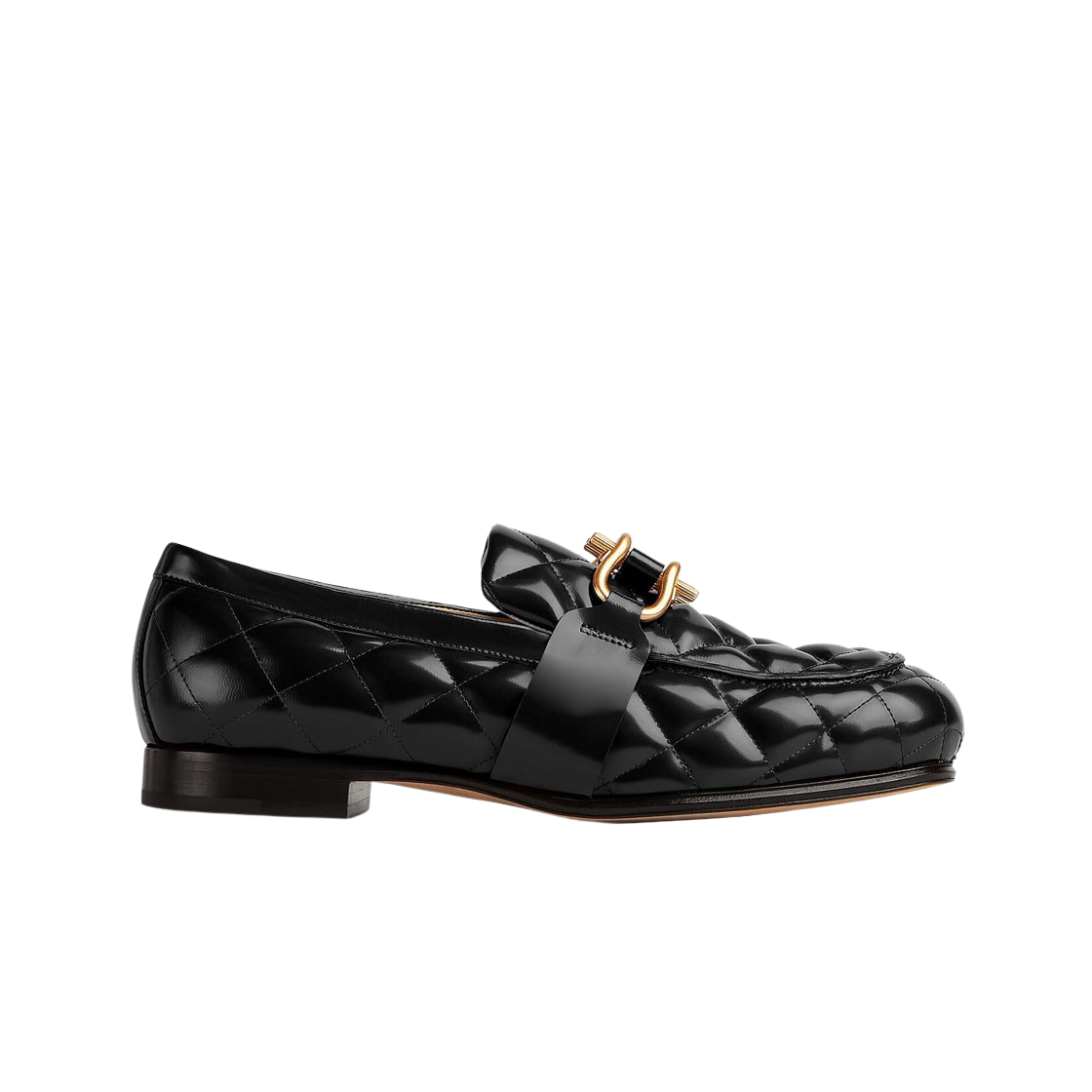 (W) 보테가 베네타 무슈 로퍼 블랙((W) Bottega Veneta Monsieur Loafer Black) - 1