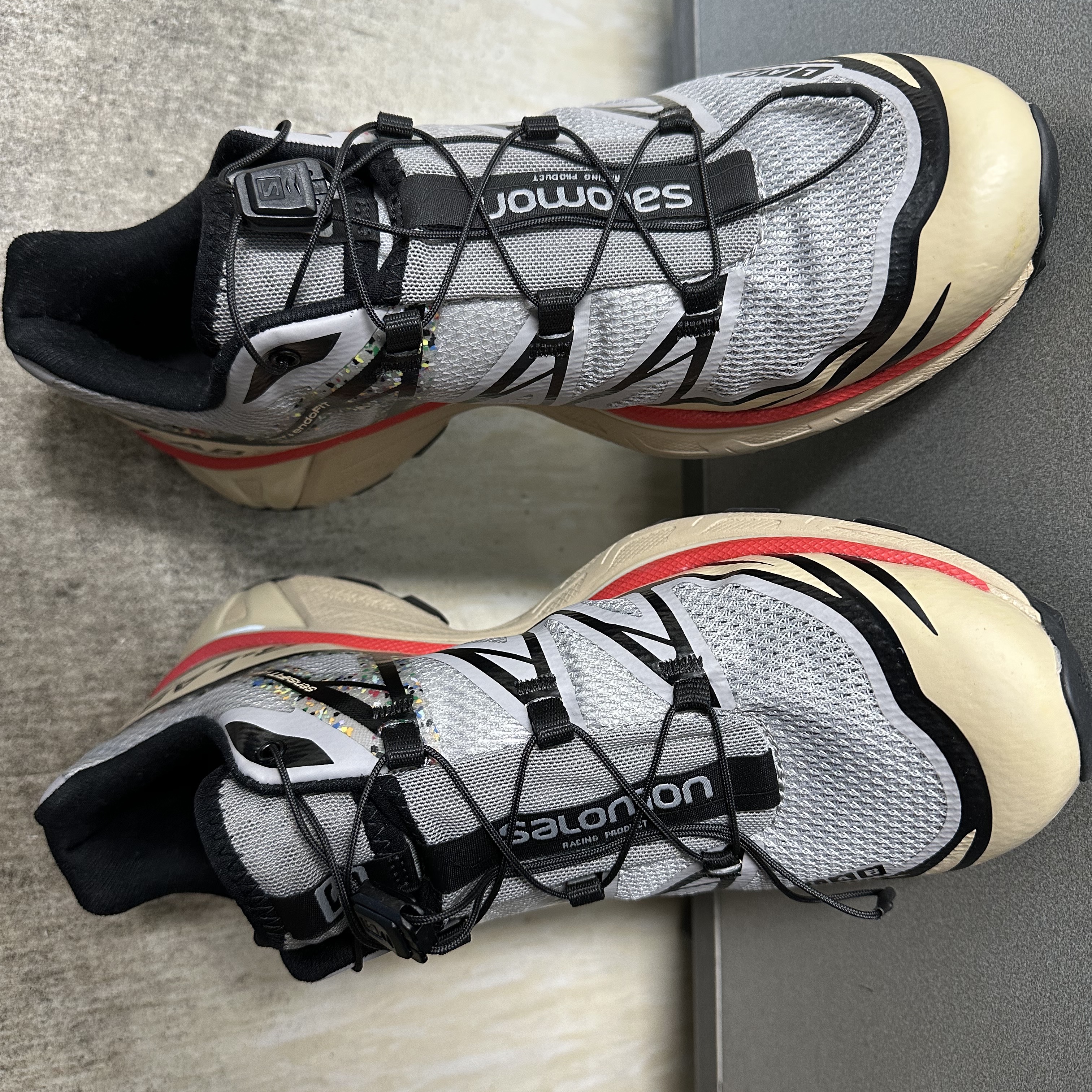 Salomon XT-6 Mindful Alloy Safari 착용 스타일 - 2