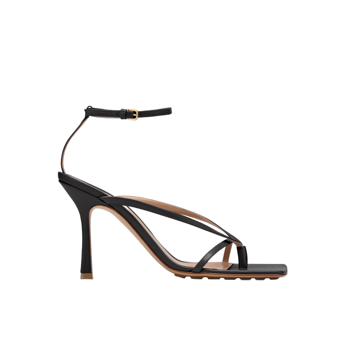 (W) 보테가 베네타 스트레치 스트랩 샌들 네로((W) Bottega Veneta Stretch Strap Sandal Nero) - 1