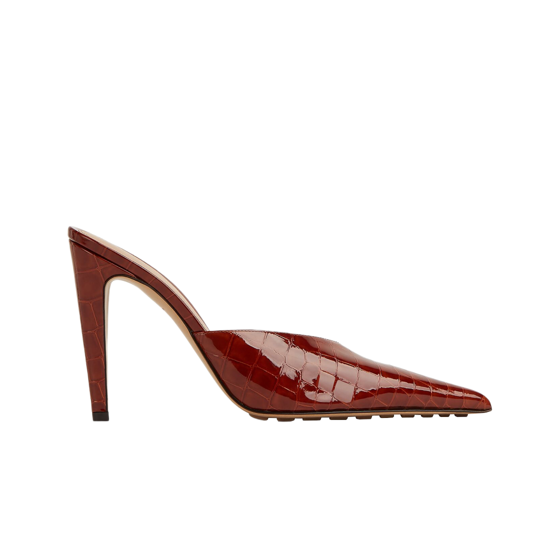 734073V2DW02279 (W) Bottega Veneta Punta Mule Nutmeg - 대표 이미지 #1
