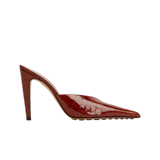 (W) Bottega Veneta Punta Mule Nutmeg