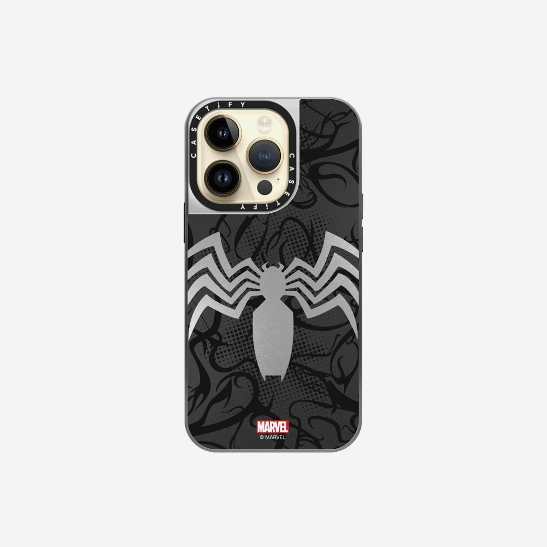 Casetify x Marvel iPhone Venom Suit Magsafe Mirror Case Silver Mirror Silver Bumper 상세 이미지 4