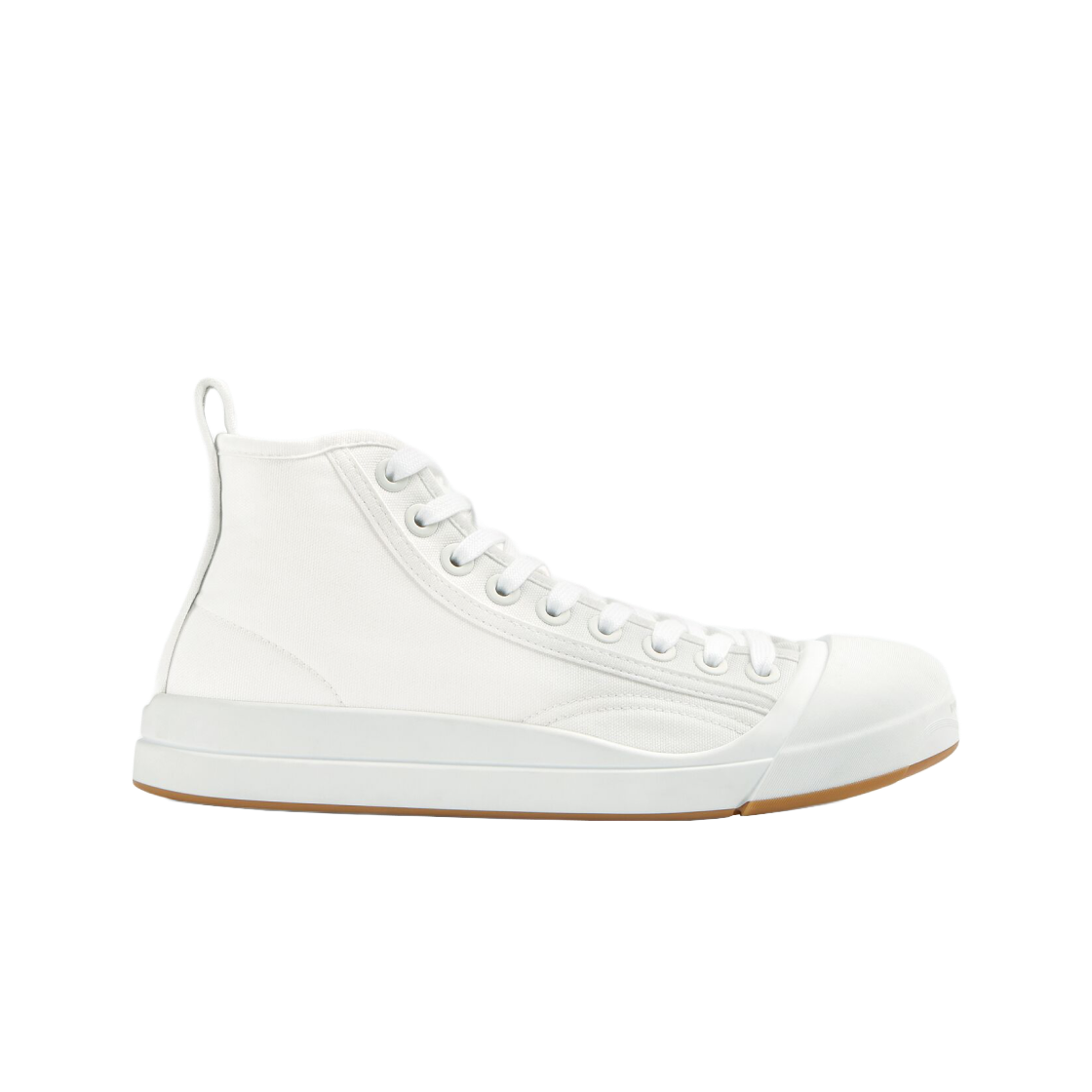 보테가 베네타 벌칸 하이탑 스니커즈 옵틱 화이트(Bottega Veneta Vulcan High-Top Sneaker Optic White) - 1