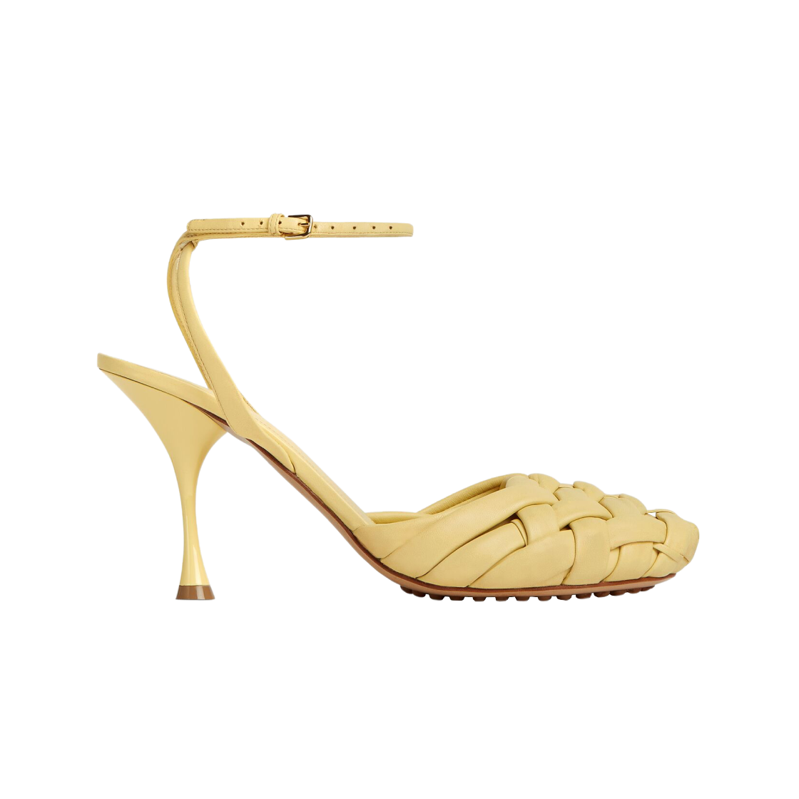 (W) 보테가 베네타 프레클 스트랩 펌프 문 빔((W) Bottega Veneta Freckles Strap Pump Moon Beam) - 1