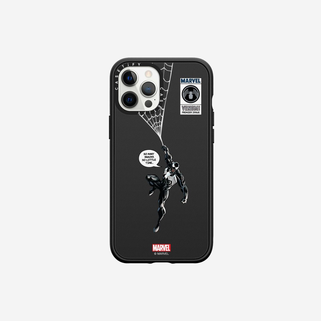 Casetify x Marvel iPhone Venom Hanging Impact Case Matte Black 상세 이미지 1