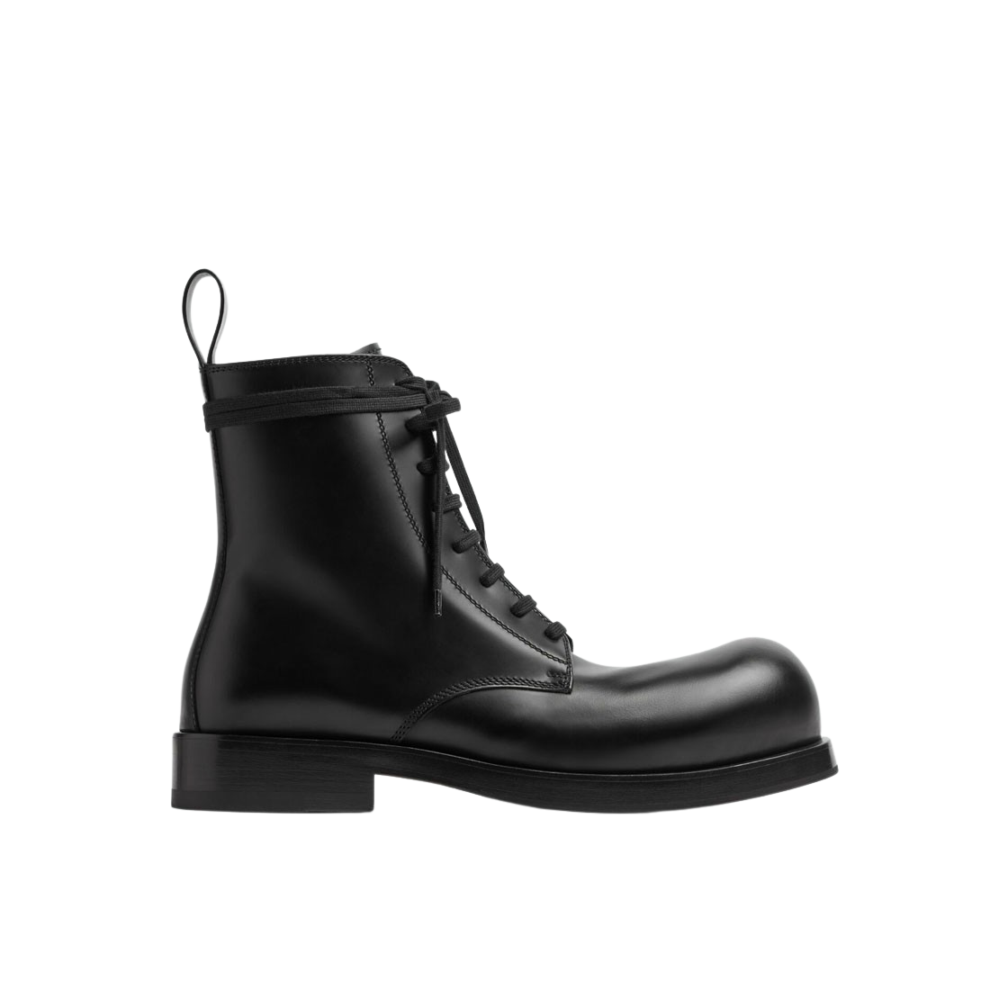 보테가 베네타 헬륨 레이스업 앵클 부츠 블랙(Bottega Veneta Helium Lace Up Ankle Boot Black) - 1