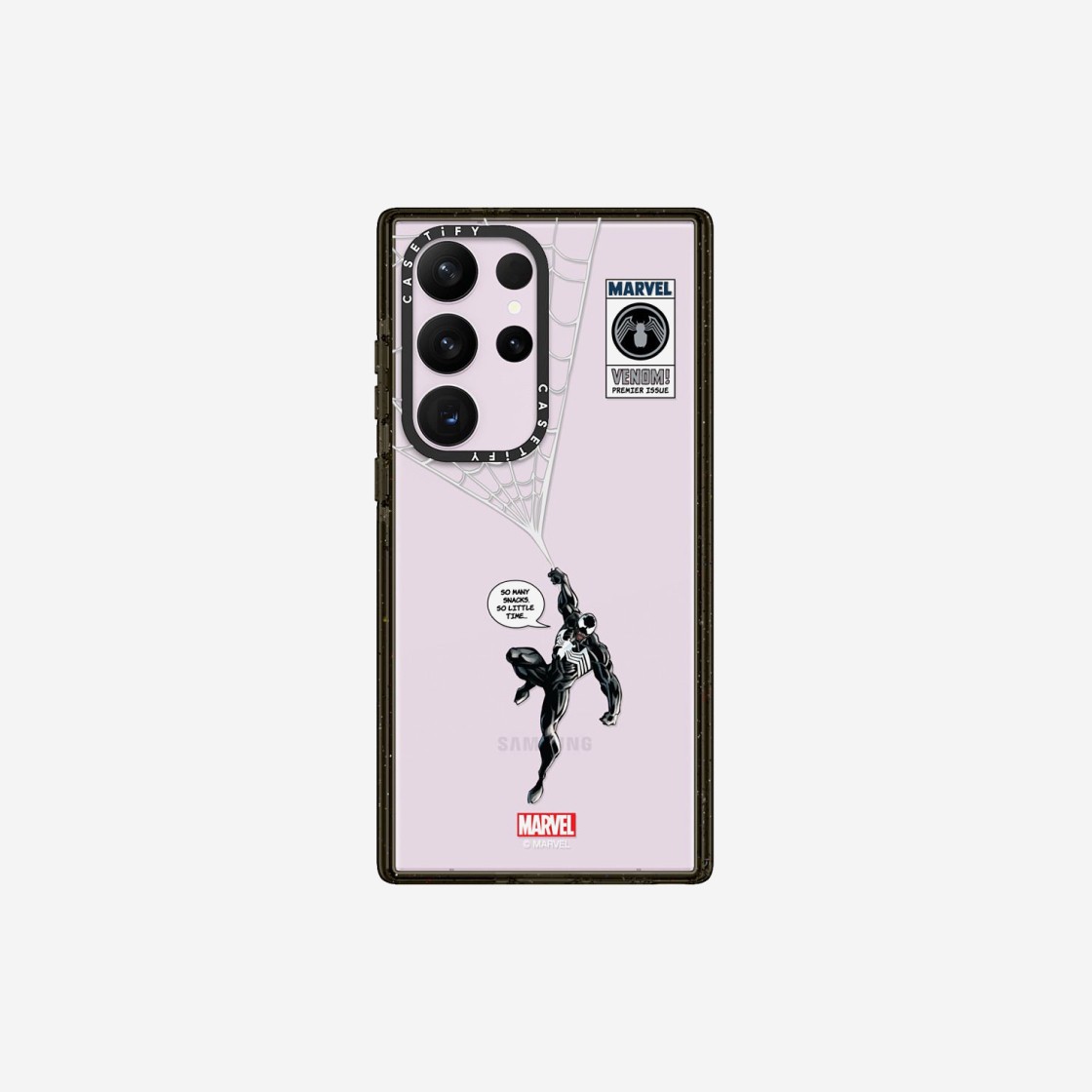 Casetify x Marvel Galaxy Venom Hanging Impact Case Clear Black 상세 이미지 3