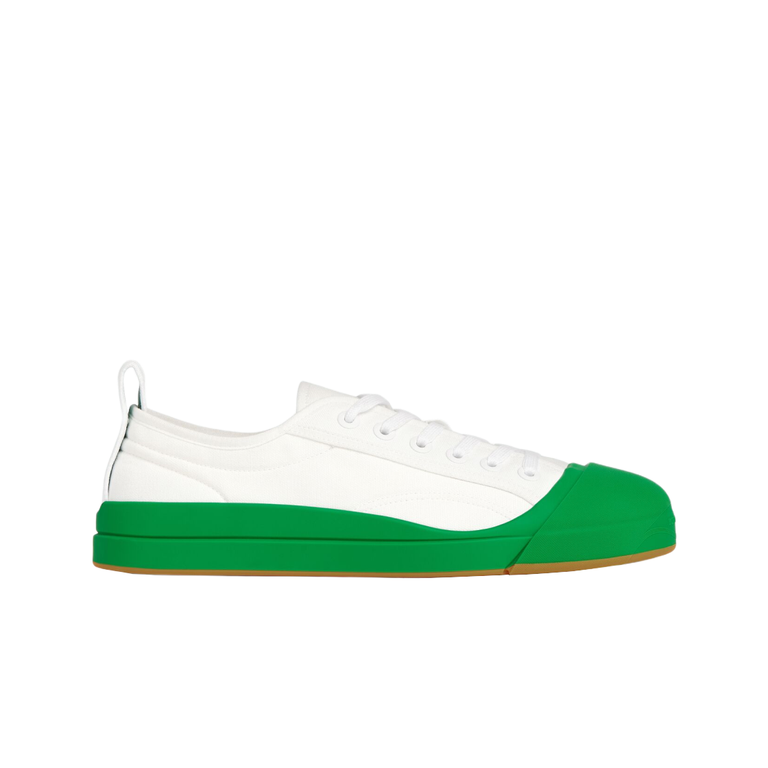(W) 보테가 베네타 벌칸 스니커즈 옵틱 화이트 패러킷((W) Bottega Veneta Vulcan Sneaker Optic White Parakeet)