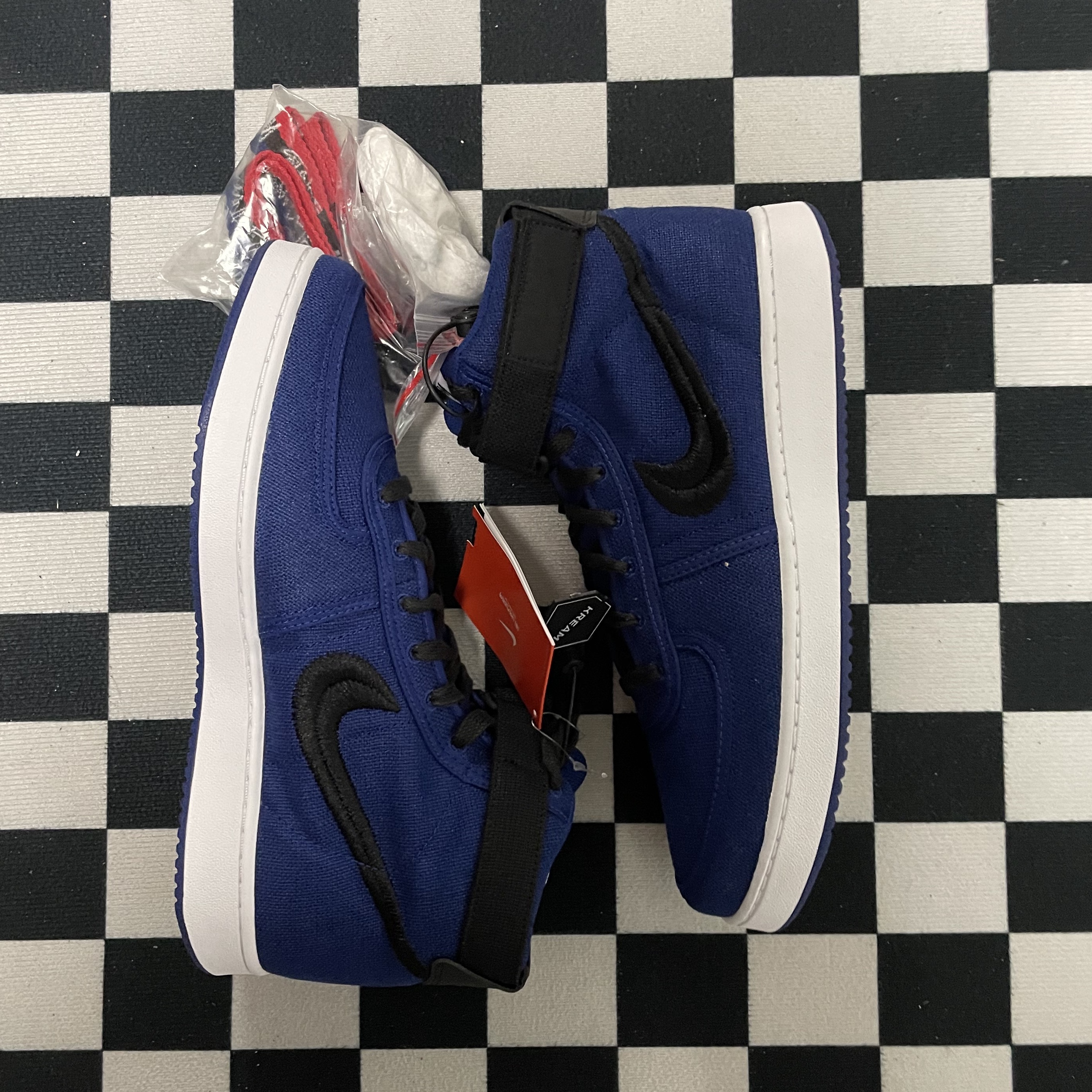Nike x Stussy Vandal High Deep Royal Blue 착용 스타일