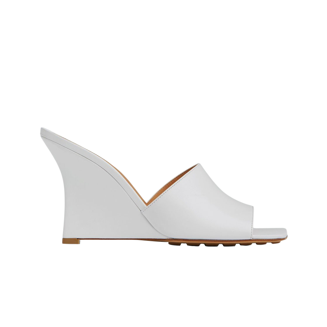 (W) Bottega Veneta Stretch Mule Optic White 상세 이미지 1