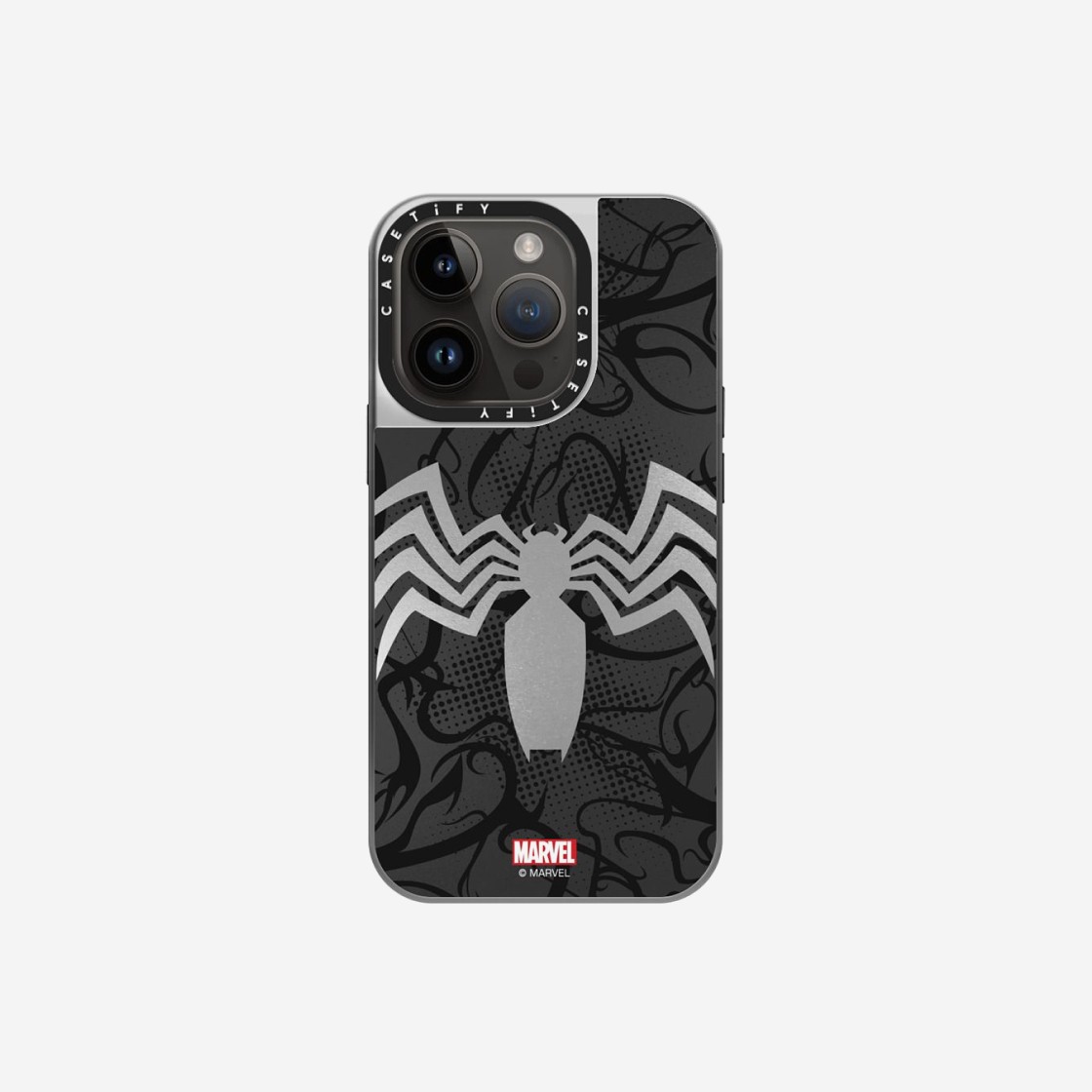 Casetify x Marvel iPhone Venom Suit Magsafe Mirror Case Silver Mirror Silver Bumper 상세 이미지 3